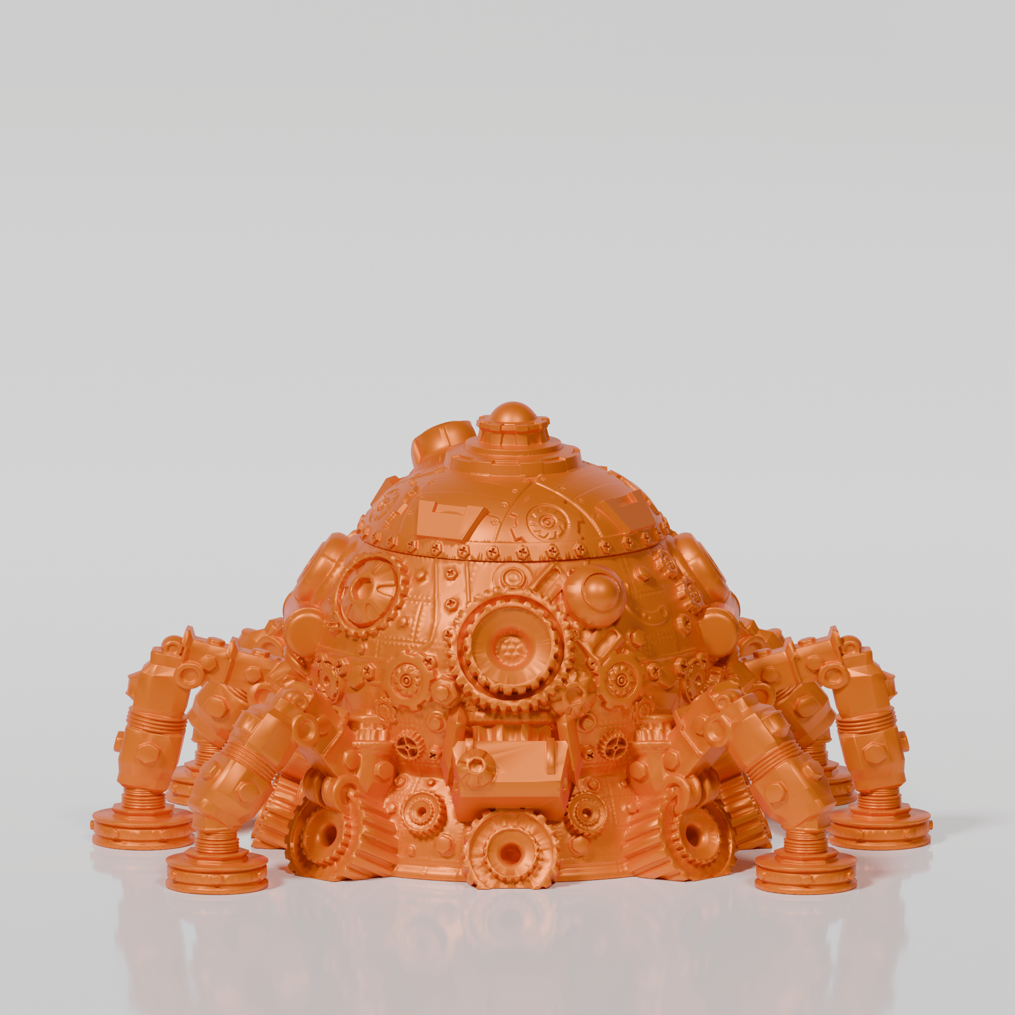 Fabletop Dice Vault Cogtopus Dice Vault – Steampunk Tentacle Guardian