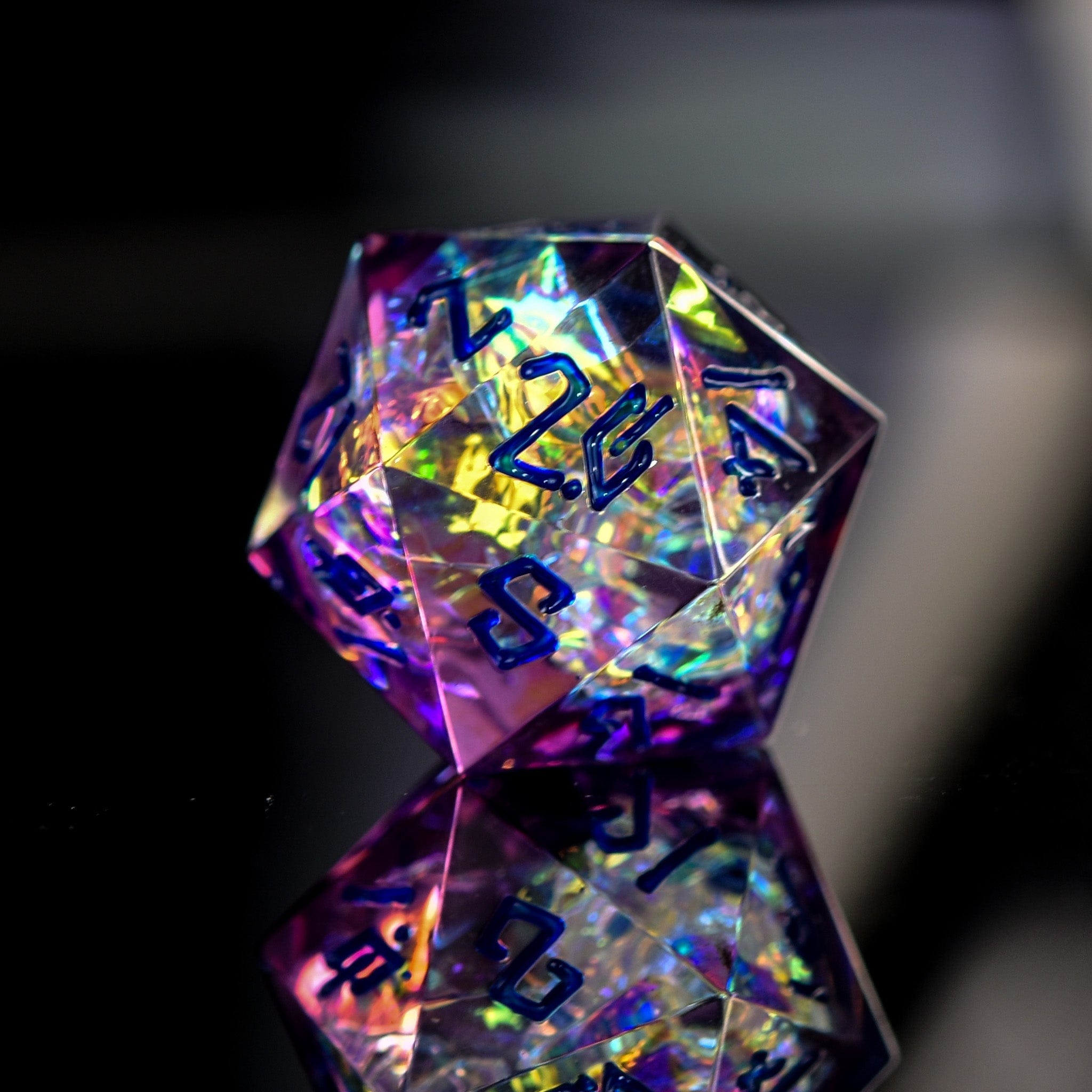 Misty Mountain Gaming Resin Conjure Elemental Sharp-Edged Resin Dice Set