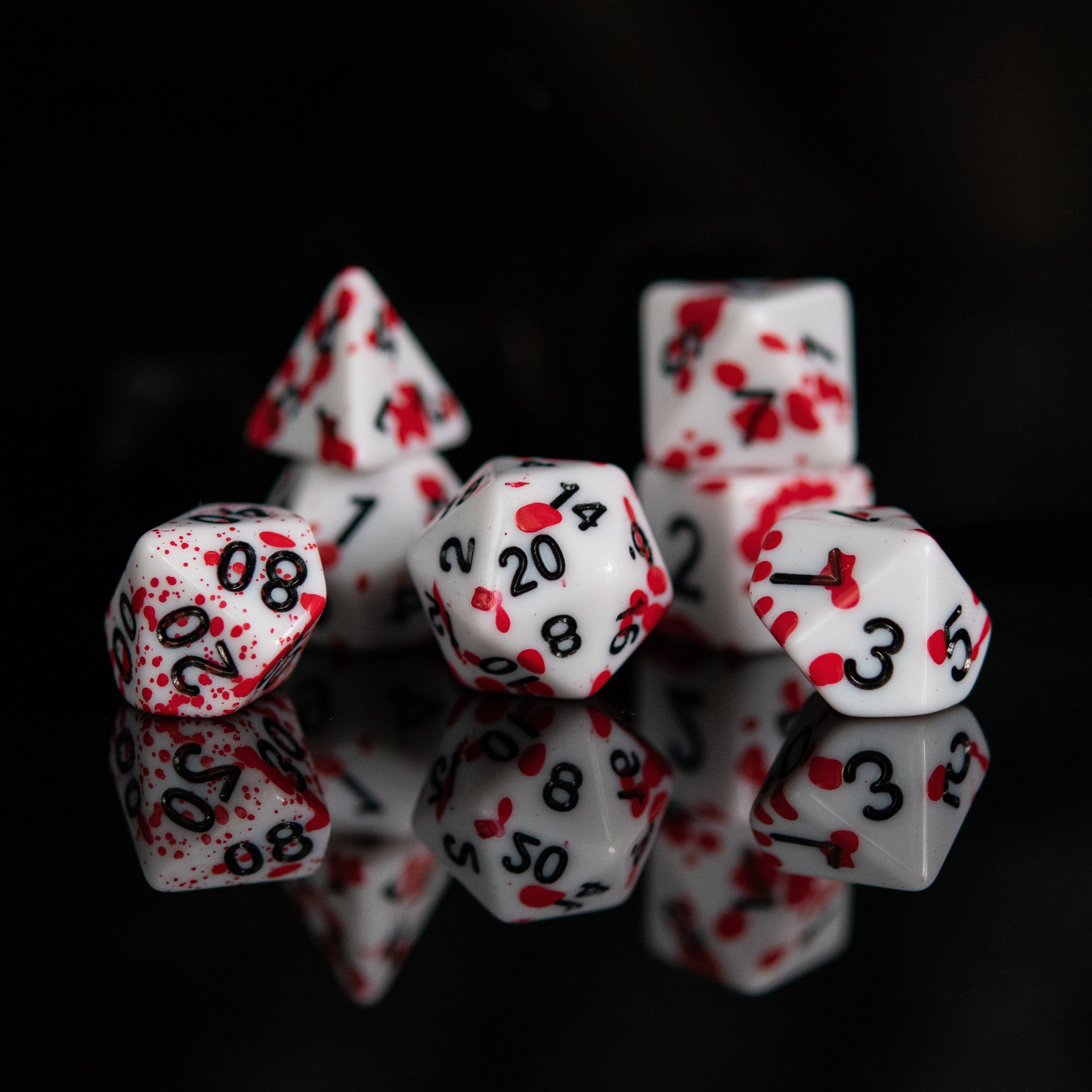 Misty Mountain Gaming Acrylic Dice Crystal Lake Acrylic Dice Set