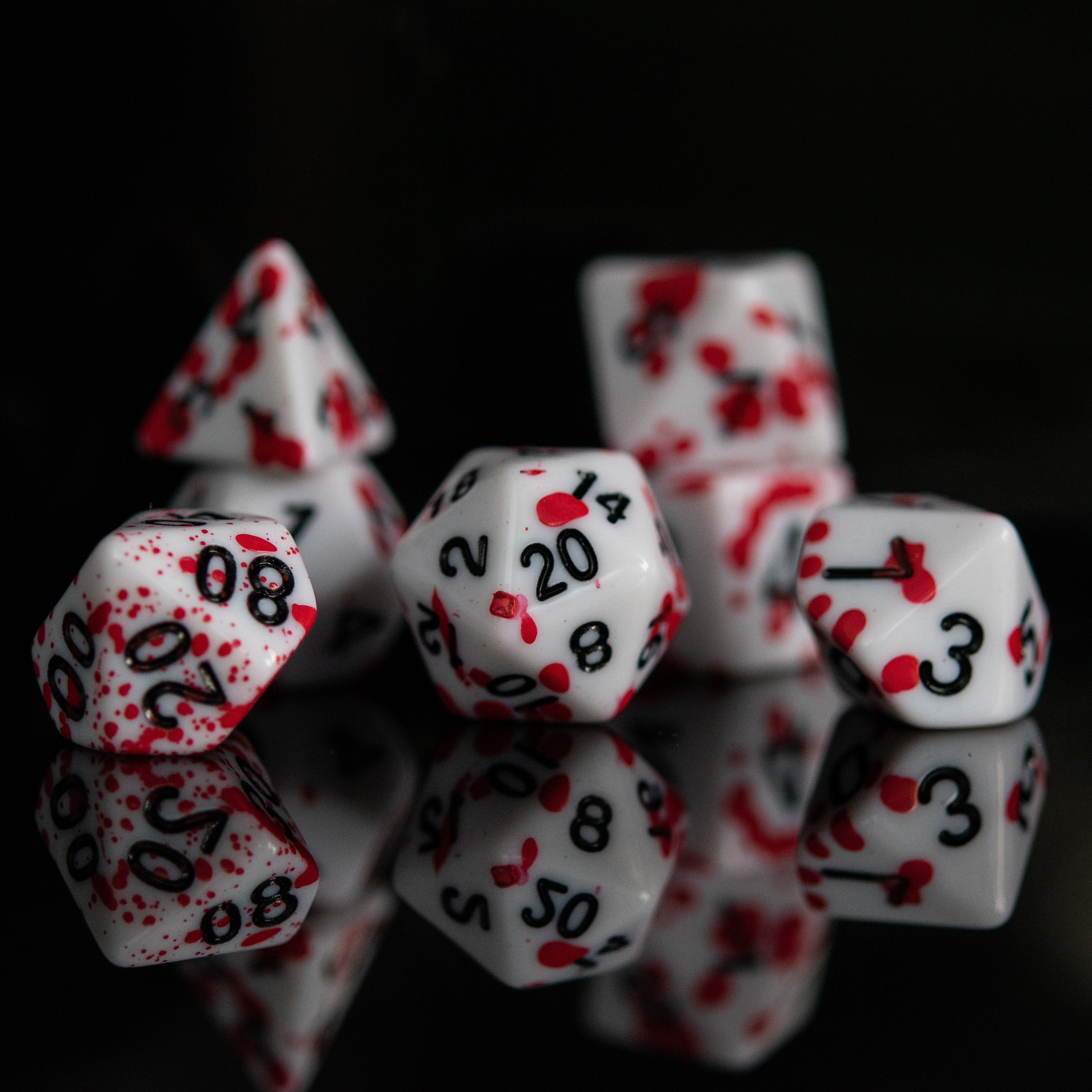 Misty Mountain Gaming Acrylic Dice Crystal Lake Acrylic Dice Set