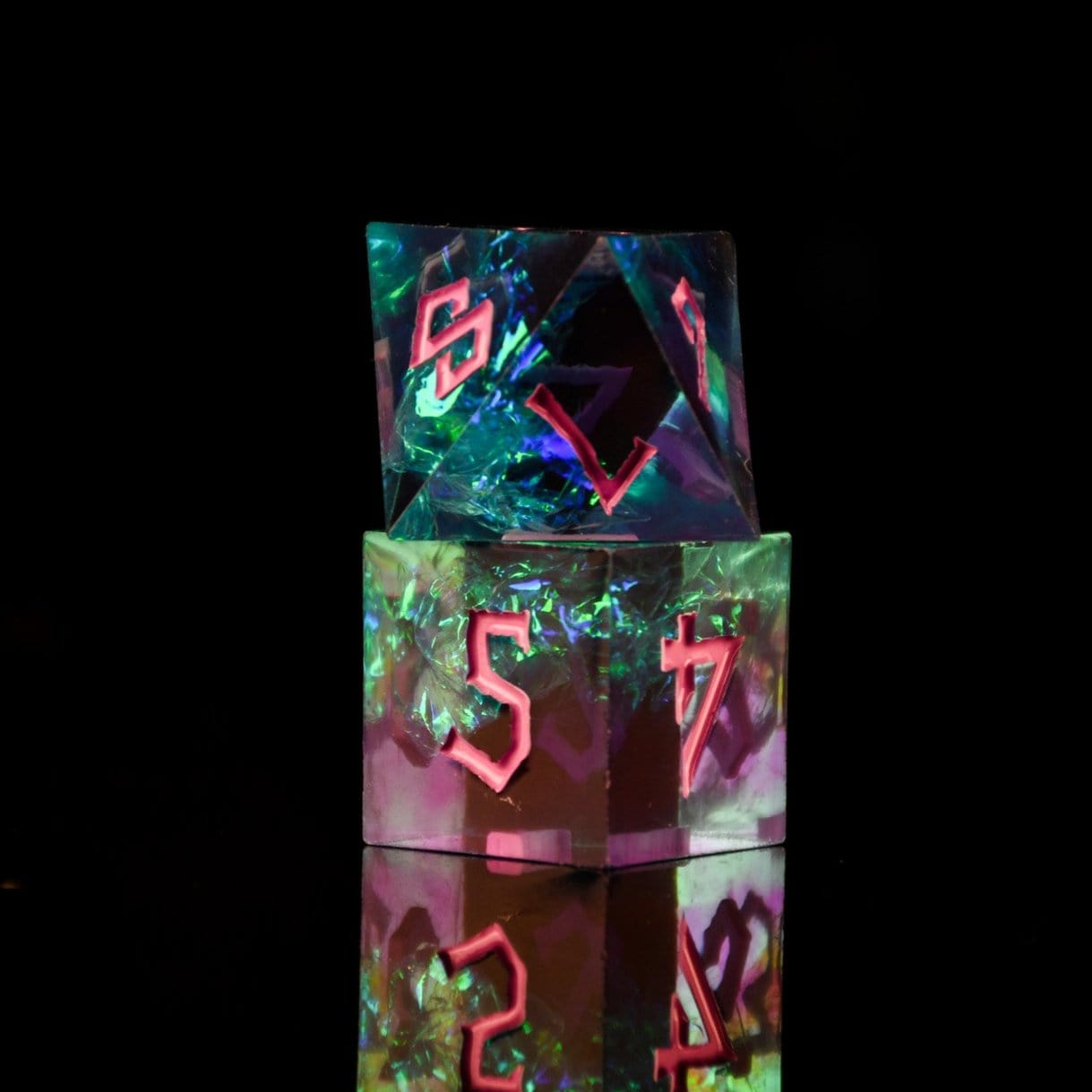 Misty Mountain Gaming Resin Dispel Magic Sharp-Edged Resin Dice Set