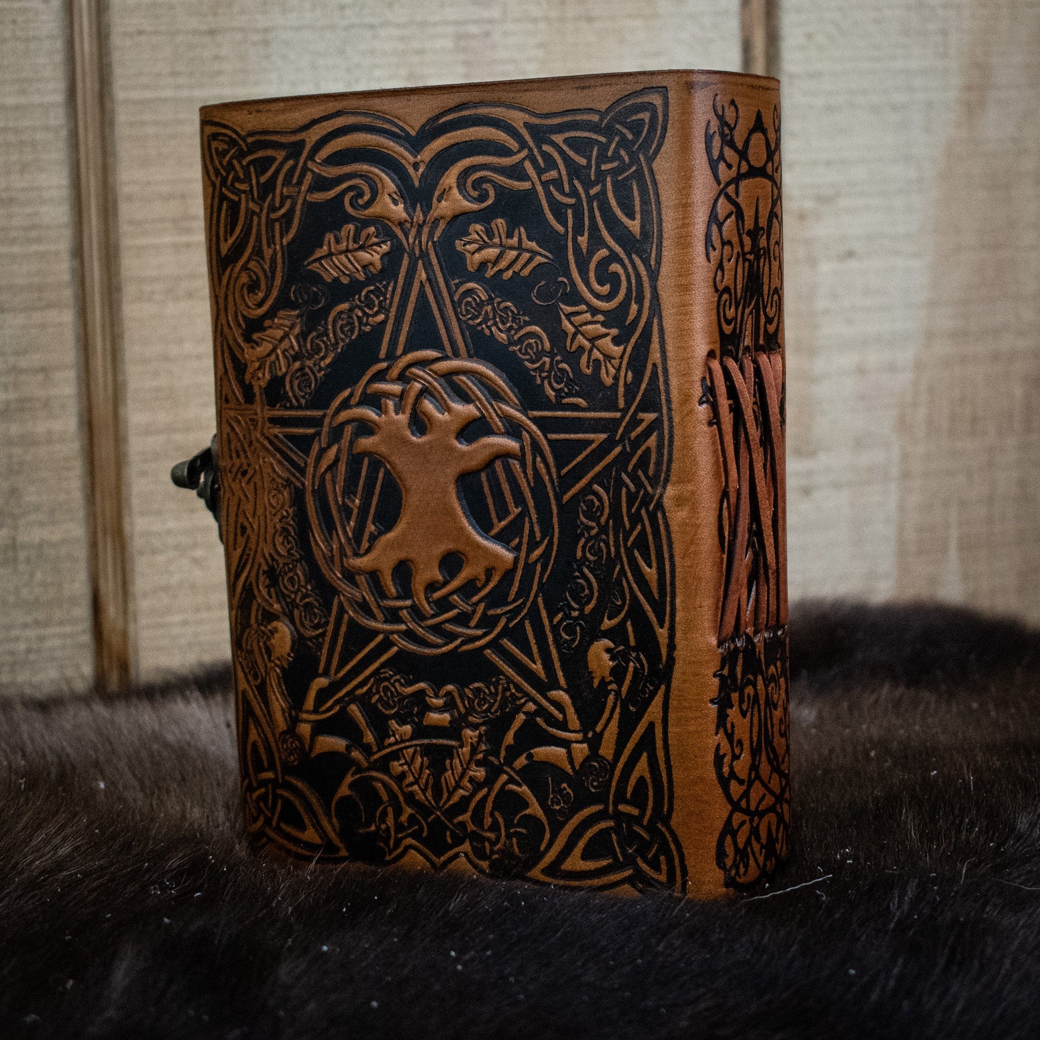 Misty Mountain Gaming Journal "Earth Pentacle" Leather Journal