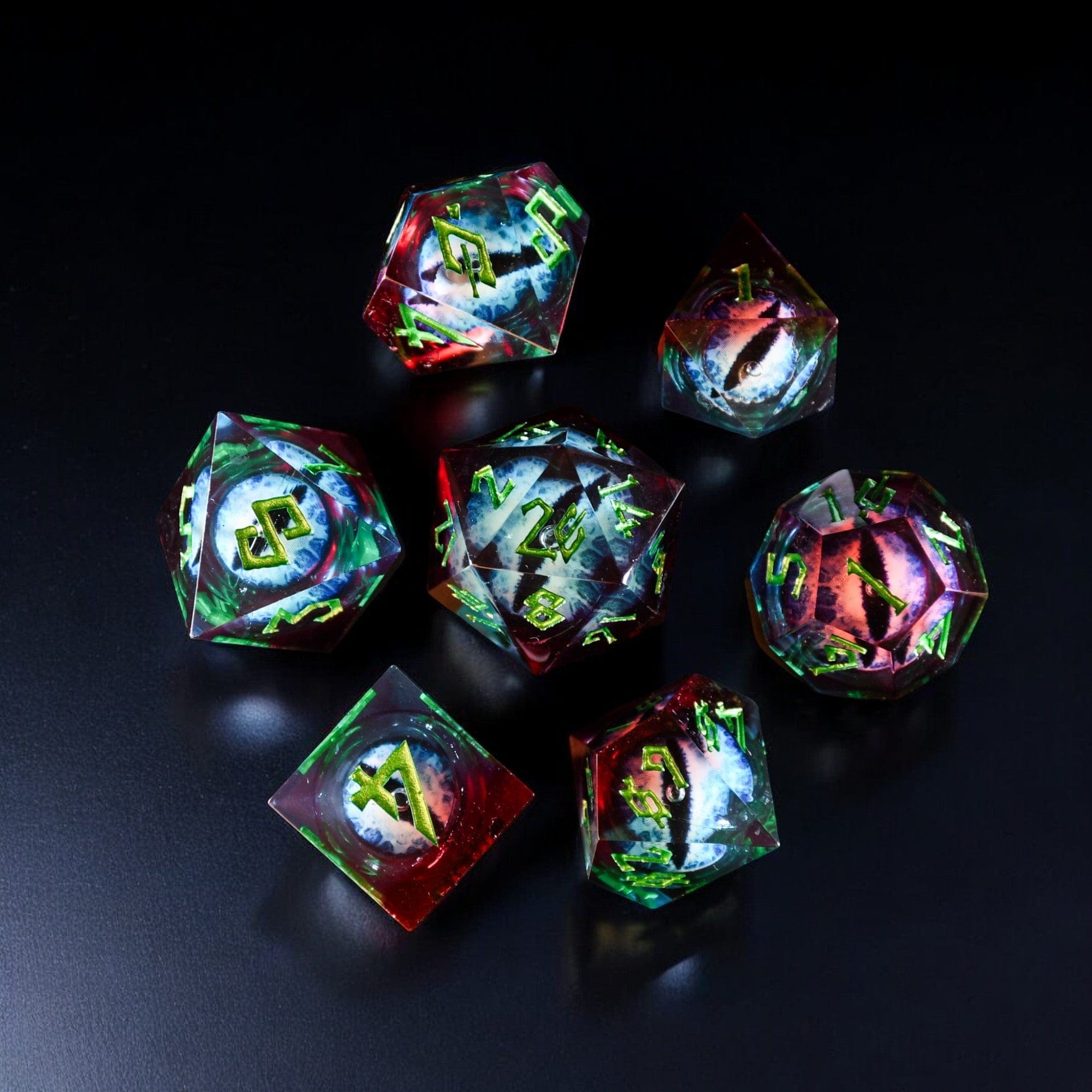 Misty Mountain Gaming Liquid Core Elemental Dragon Liquid Core Dice Set