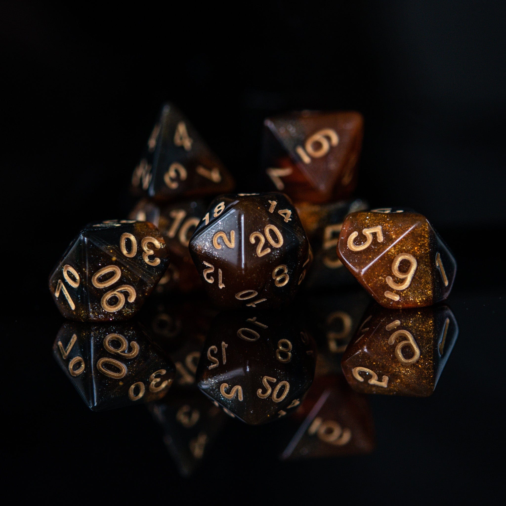 Misty Mountain Gaming Acrylic Dice Elixir of Darkvision Acrylic Dice Set