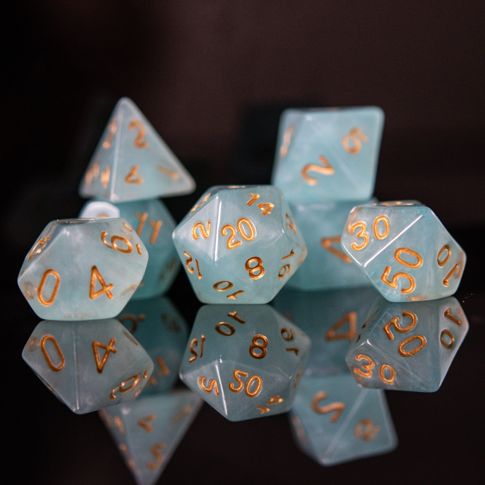 Misty Mountain Gaming Acrylic Dice Elixir of Divination Acrylic Dice Set