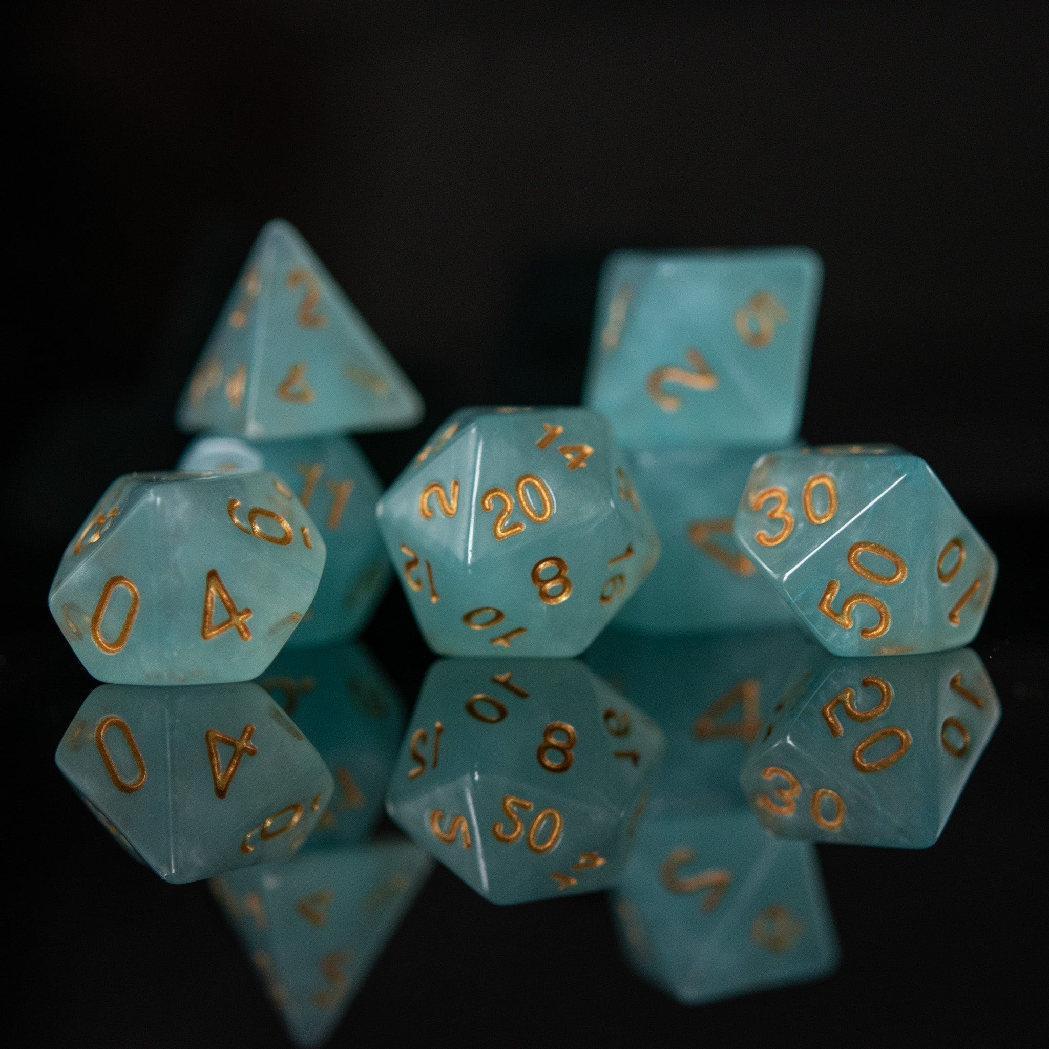 Misty Mountain Gaming Acrylic Dice Elixir of Divination Acrylic Dice Set
