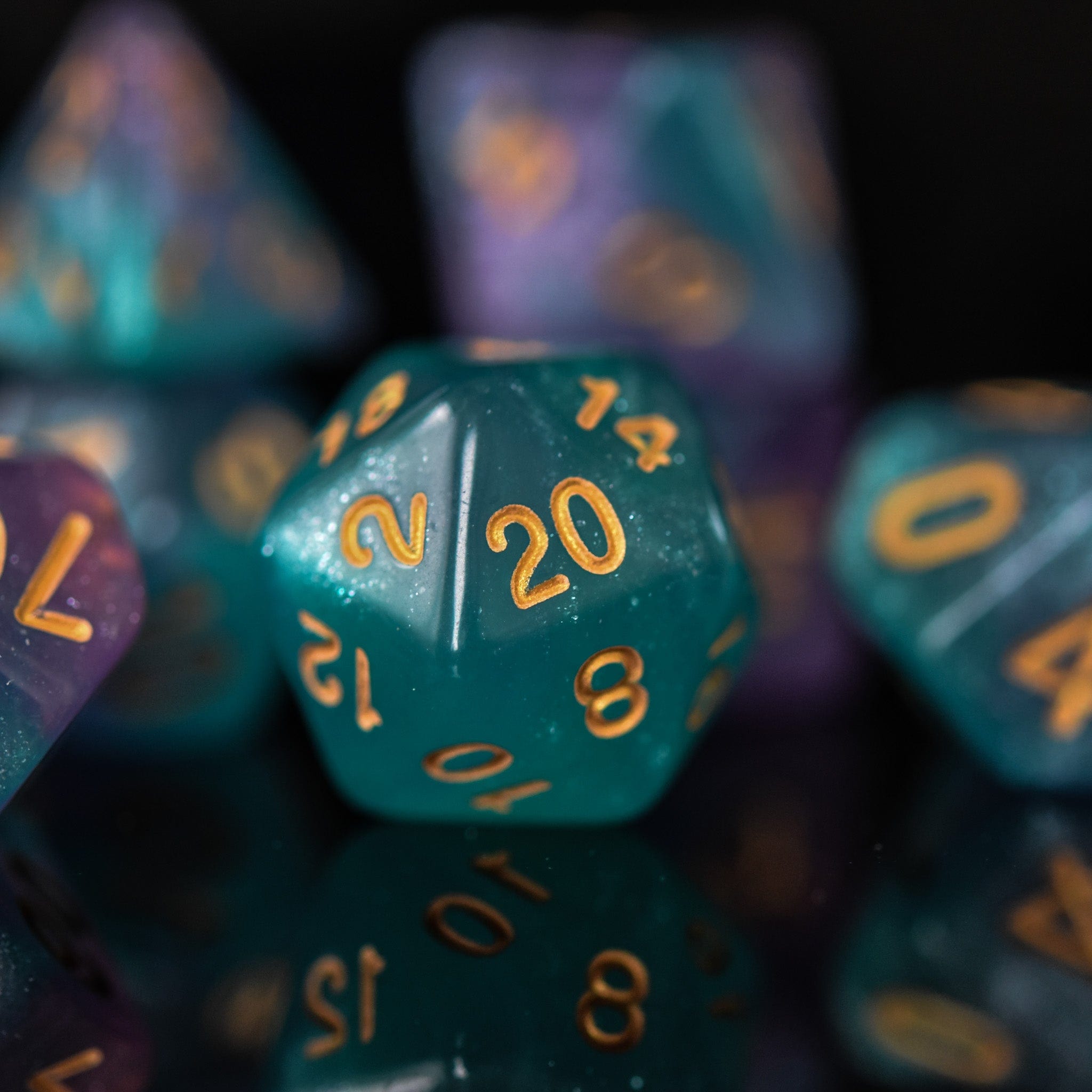 Misty Mountain Gaming Acrylic Dice Elixir of Elemental Magic Acrylic Dice Set
