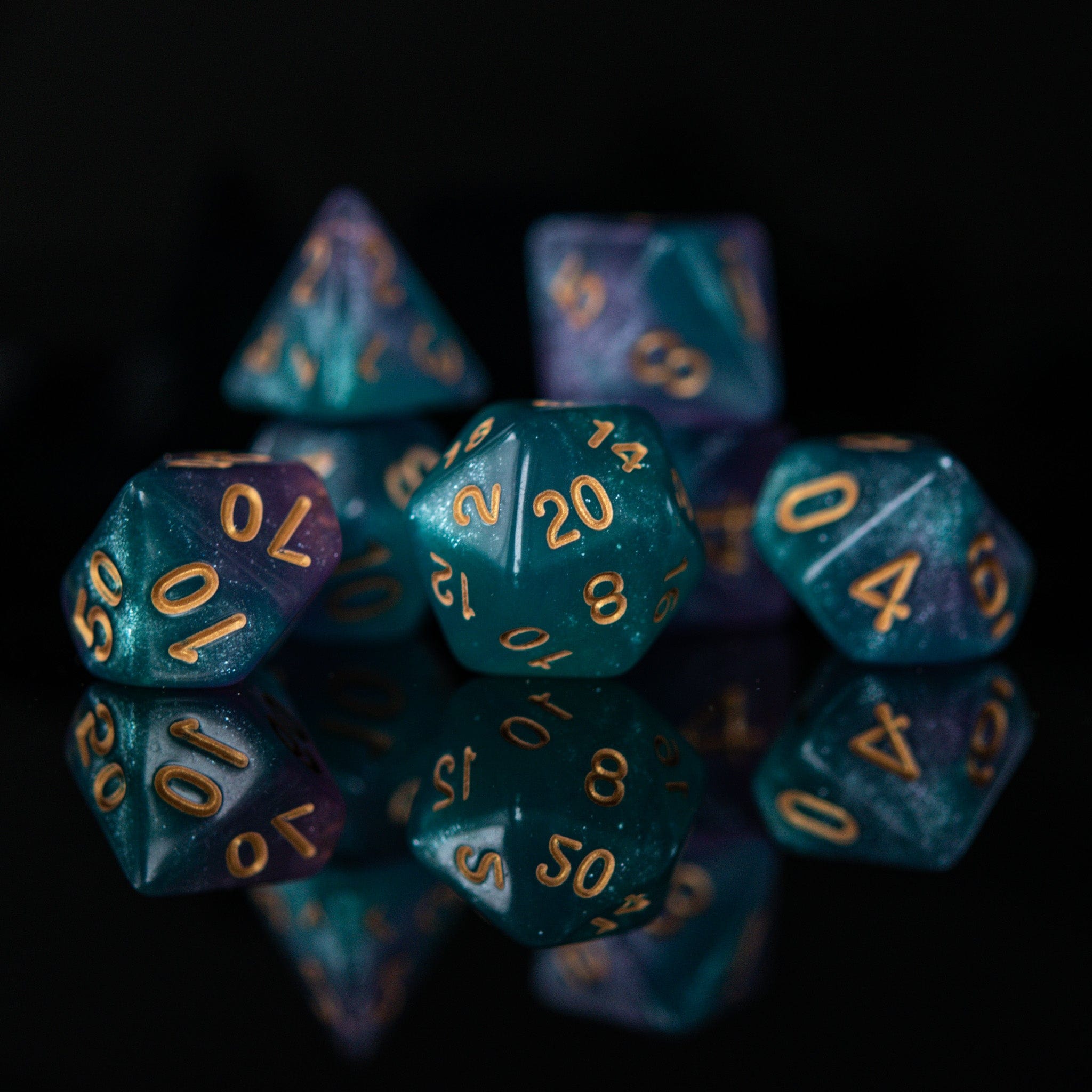 Misty Mountain Gaming Acrylic Dice Elixir of Elemental Magic Acrylic Dice Set