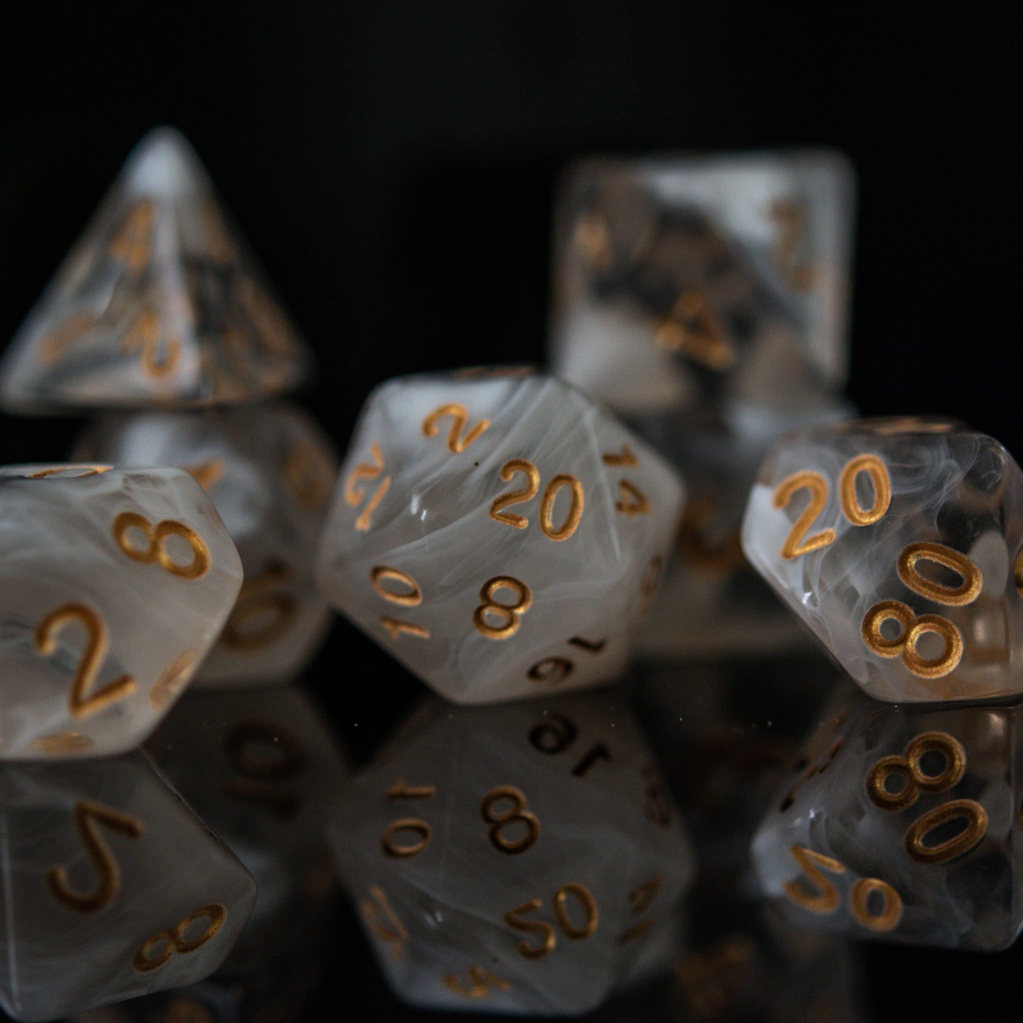 Misty Mountain Gaming Acrylic Dice Elixir of Invisibility Acrylic Dice Set