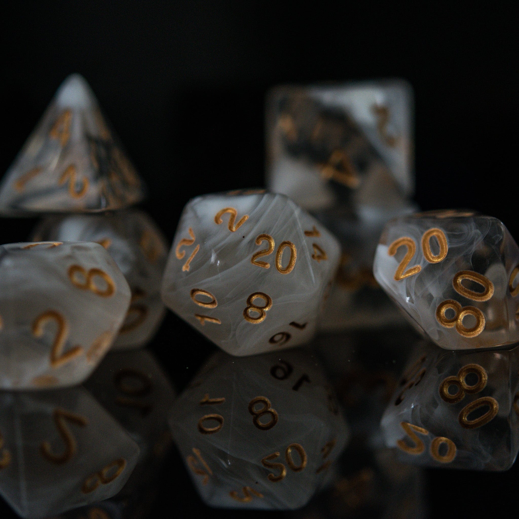 Misty Mountain Gaming Acrylic Dice Elixir of Invisibility Acrylic Dice Set