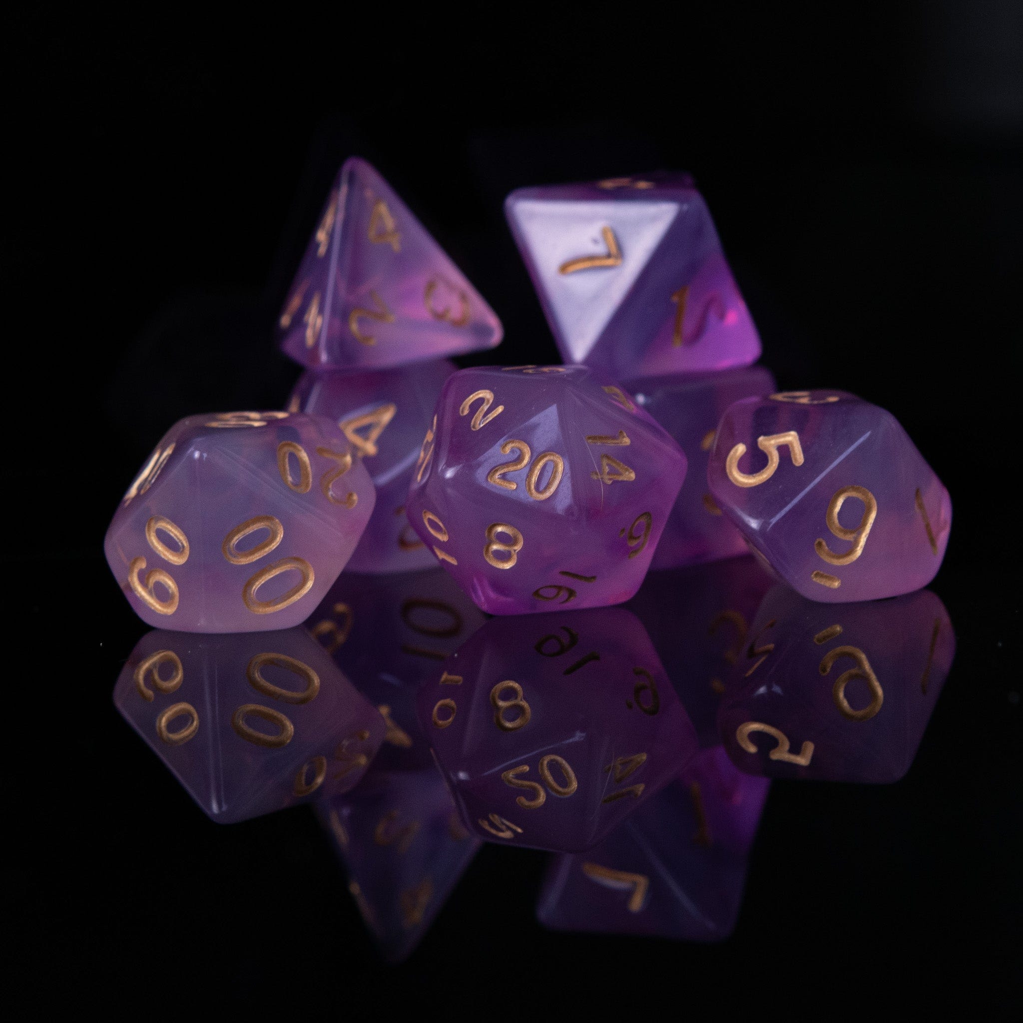 Misty Mountain Gaming Acrylic Dice Elixir of Resistance Acrylic Dice Set
