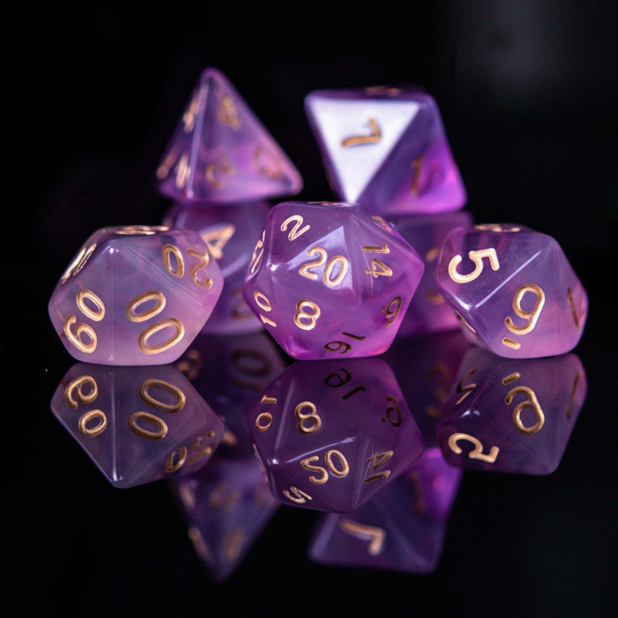 Misty Mountain Gaming Acrylic Dice Elixir of Resistance Acrylic Dice Set