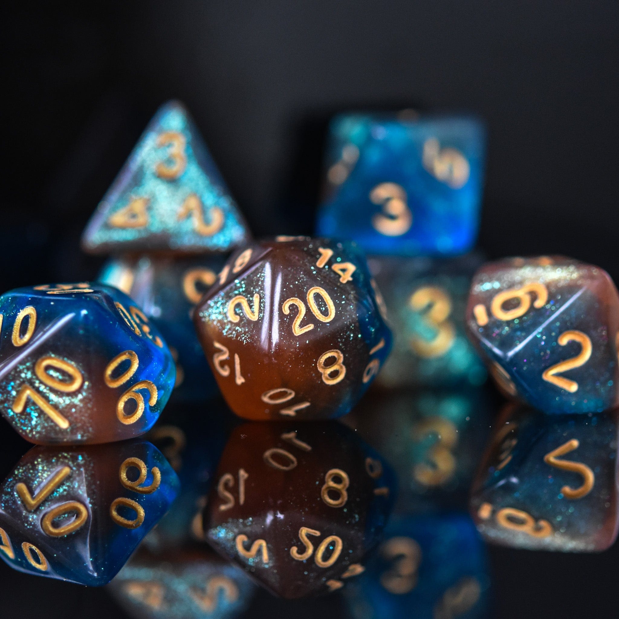 Misty Mountain Gaming Acrylic Dice Elixir of Solace Acrylic Dice Set