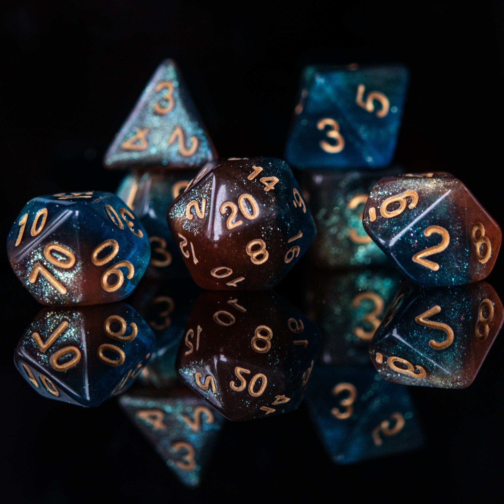 Misty Mountain Gaming Acrylic Dice Elixir of Solace Acrylic Dice Set