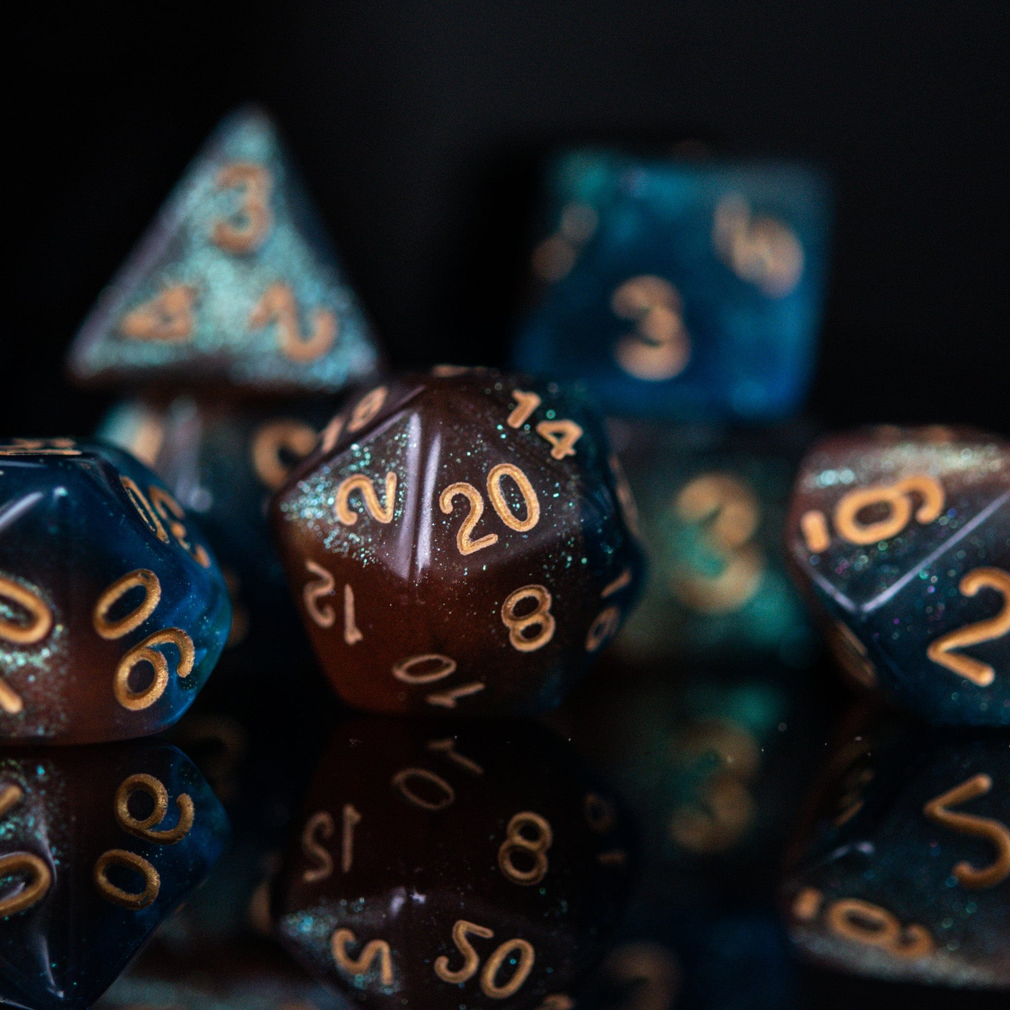 Misty Mountain Gaming Acrylic Dice Elixir of Solace Acrylic Dice Set