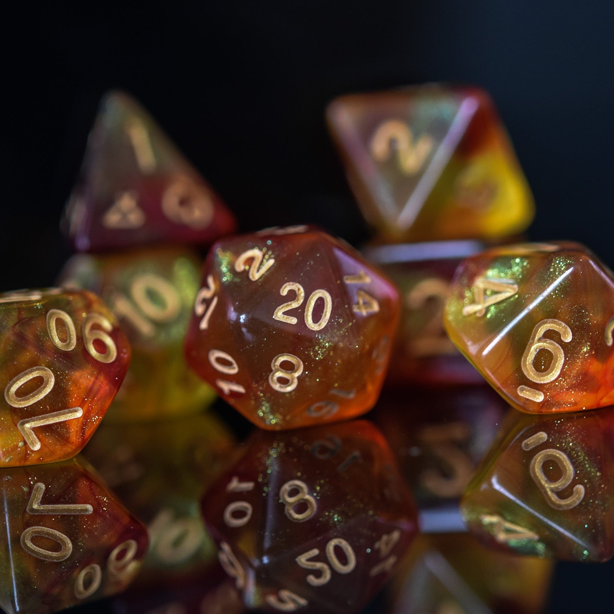 Misty Mountain Gaming Acrylic Dice Elixir of Vitality Acrylic Dice Set