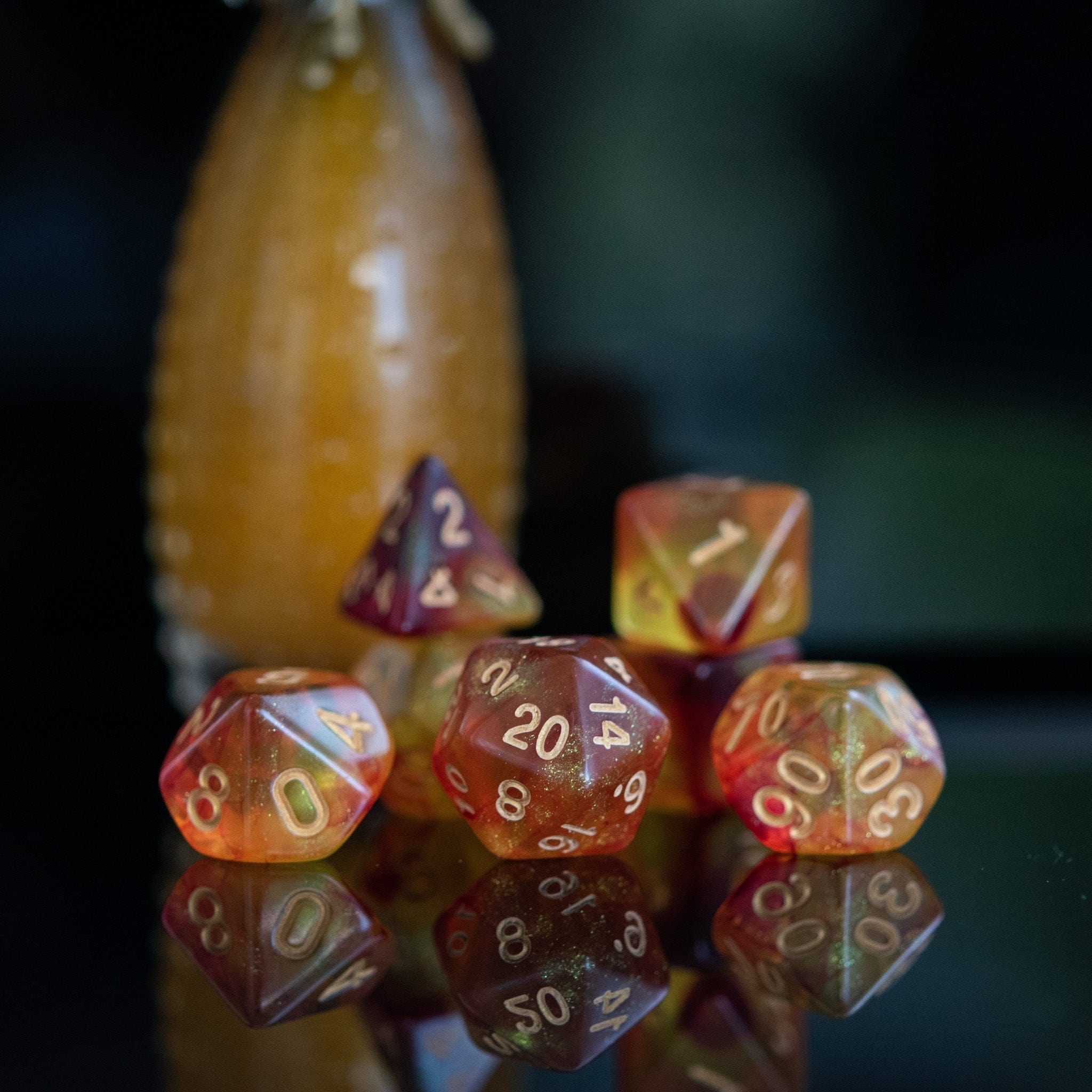 Misty Mountain Gaming Acrylic Dice Elixir of Vitality Acrylic Dice Set