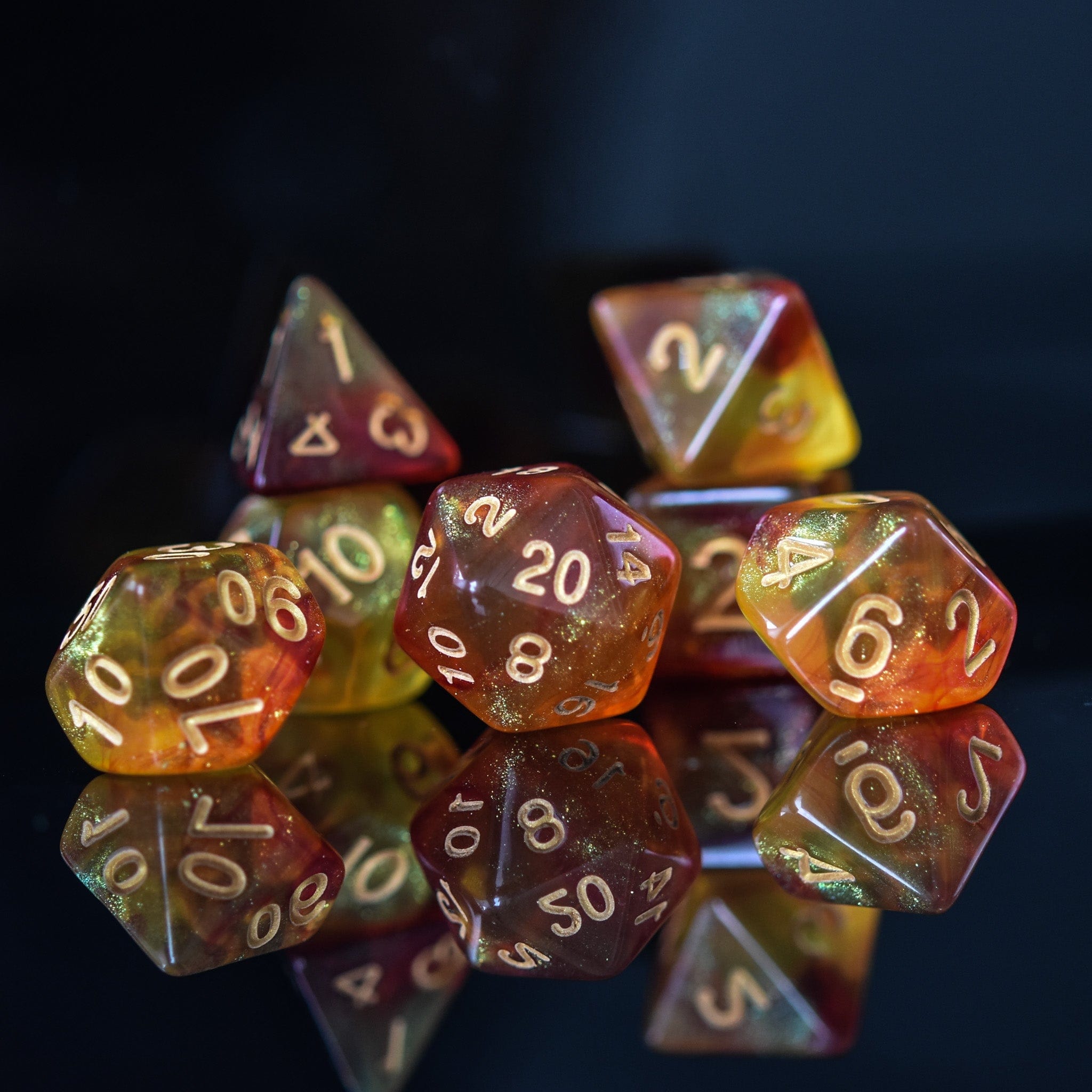 Misty Mountain Gaming Acrylic Dice Elixir of Vitality Acrylic Dice Set