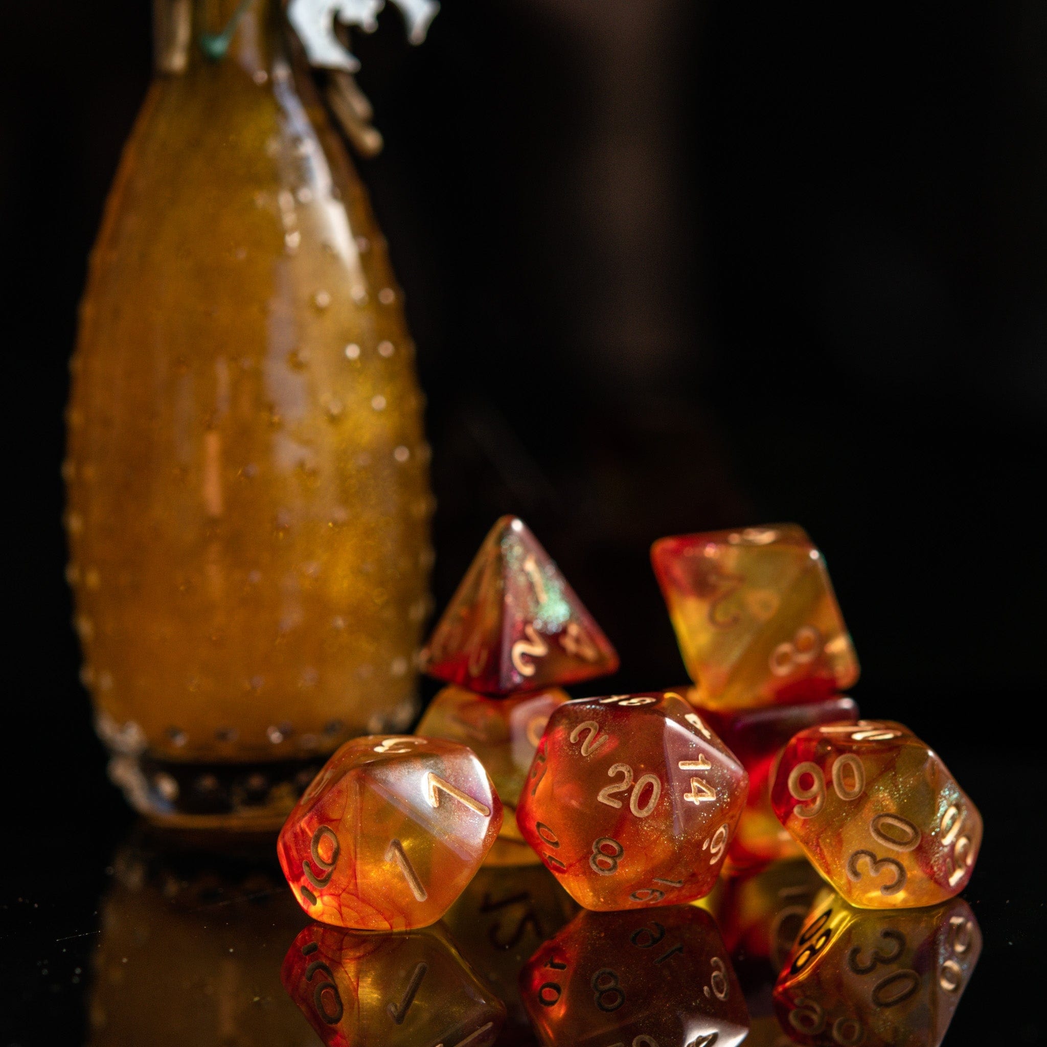 Misty Mountain Gaming Acrylic Dice Elixir of Vitality Acrylic Dice Set