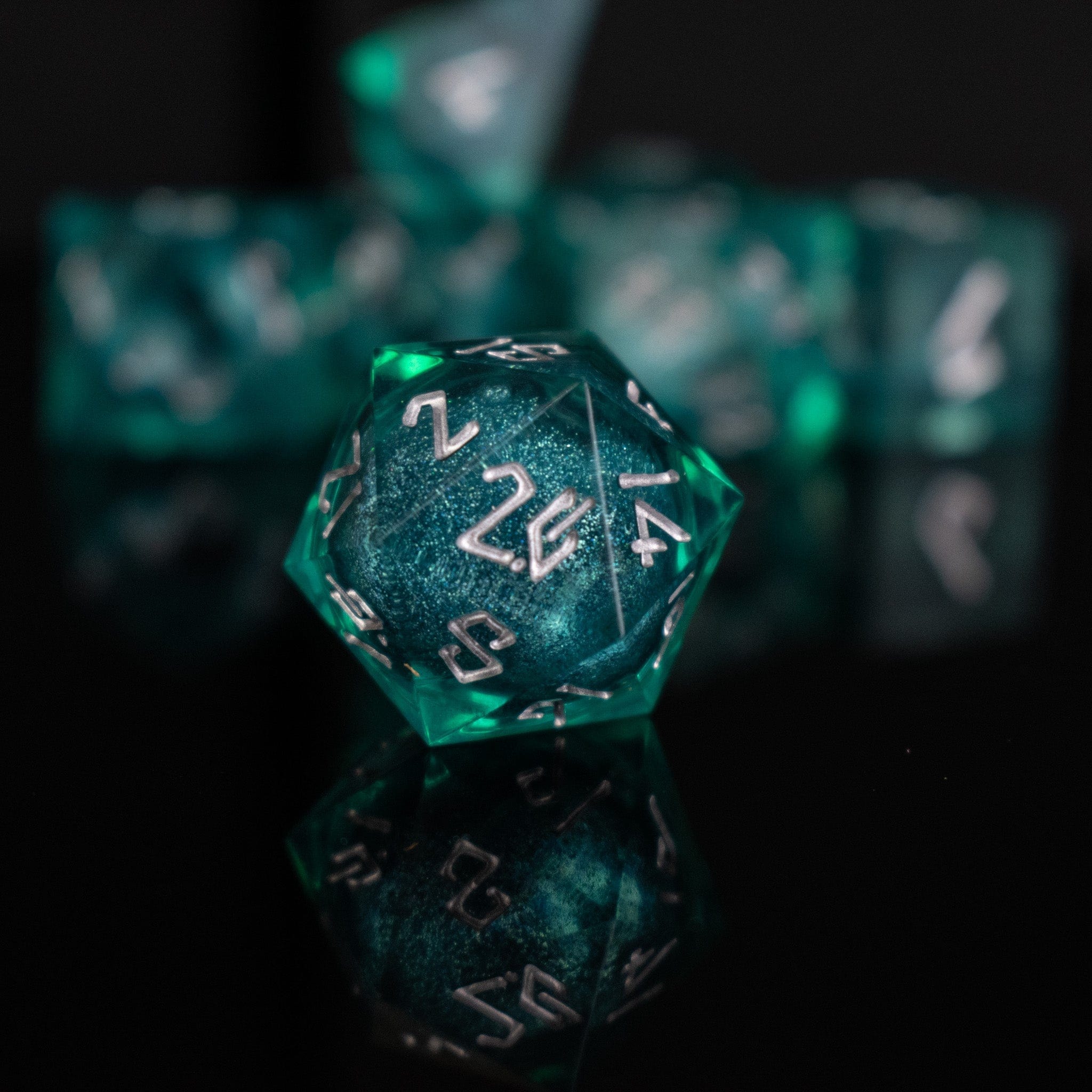 Misty Mountain Gaming Liquid Core Forbidden Lake Liquid Core Dice Set