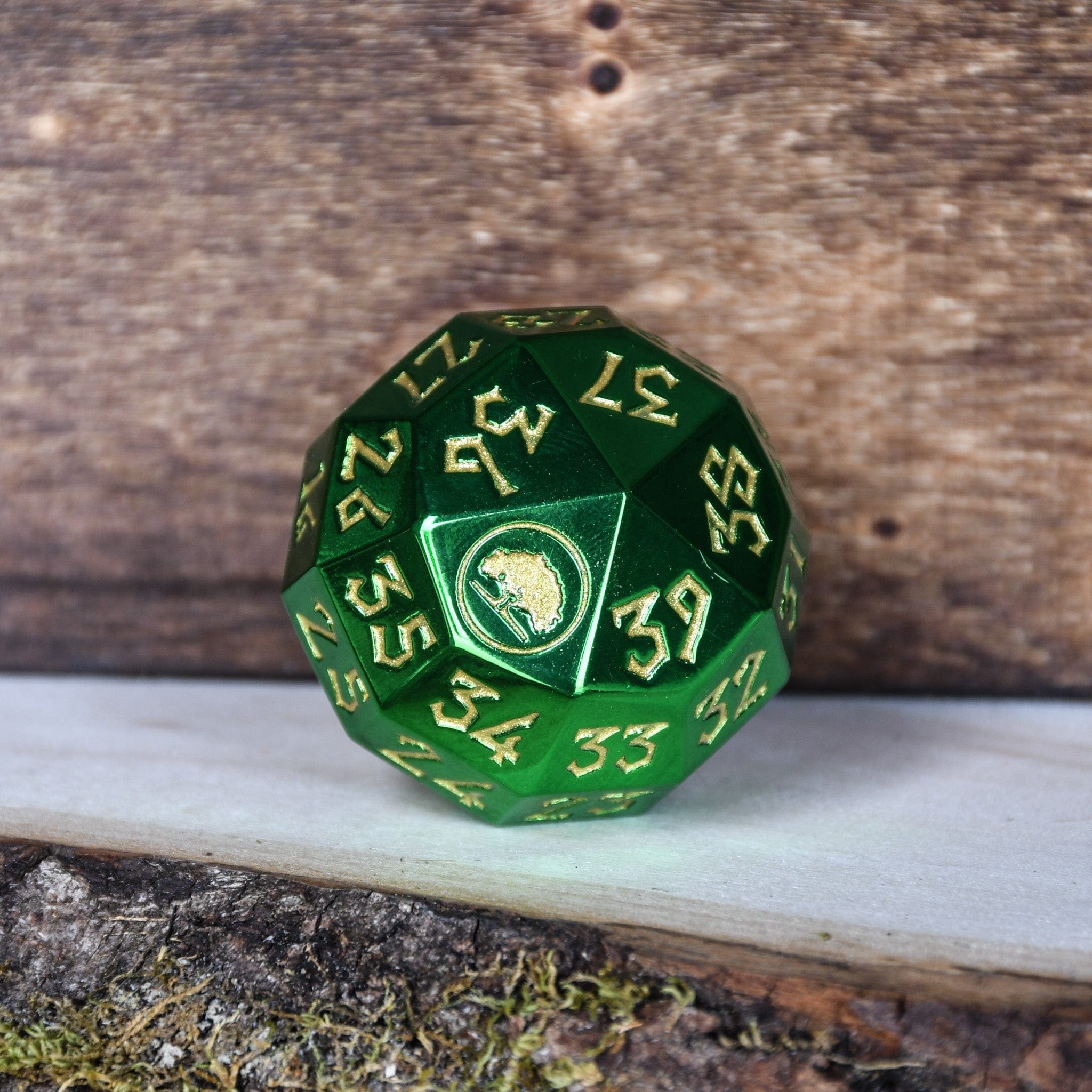 Misty Mountain Gaming Spindown Dice Forest Mana Spindown Metal D40