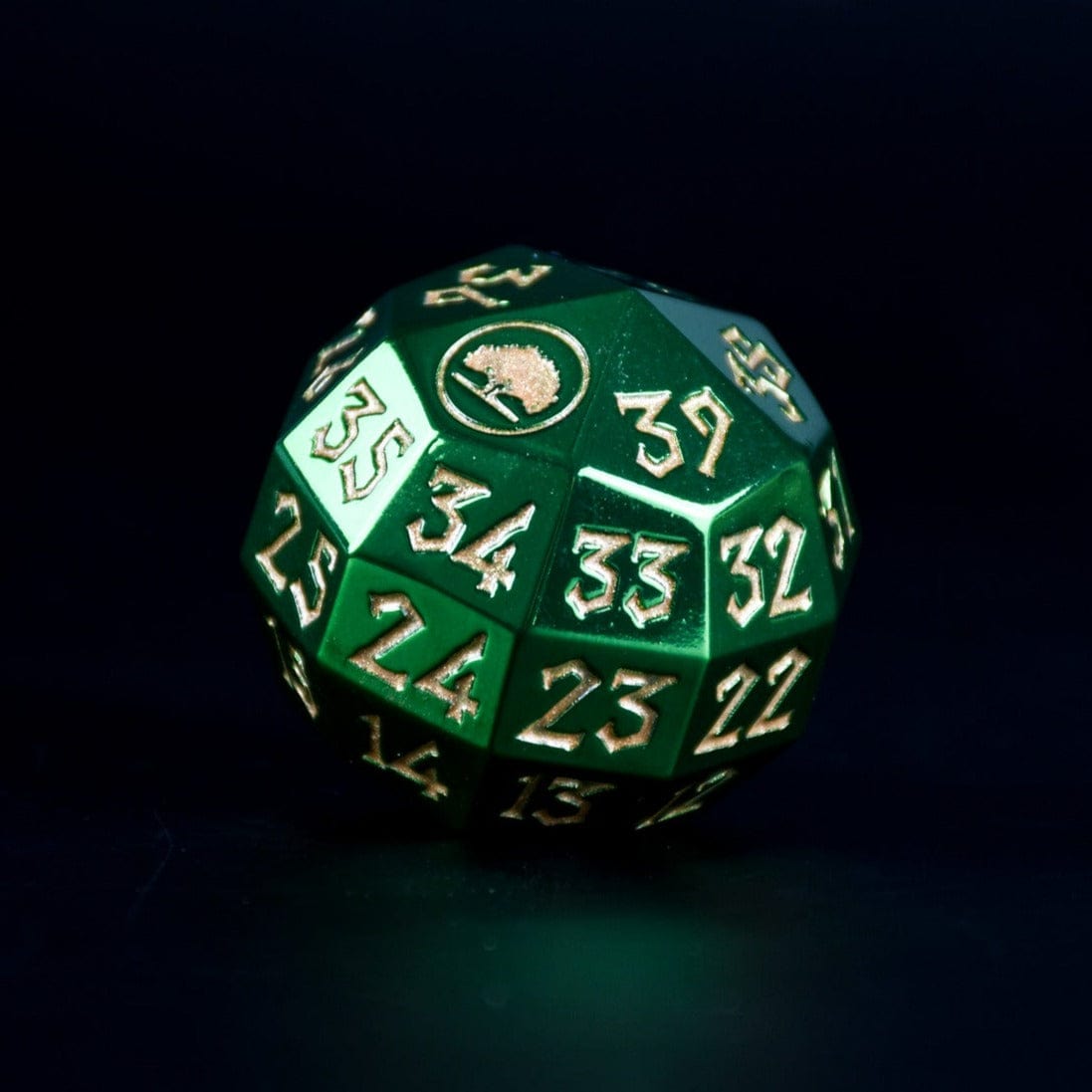 Misty Mountain Gaming Spindown Dice Forest Mana Spindown Metal D40