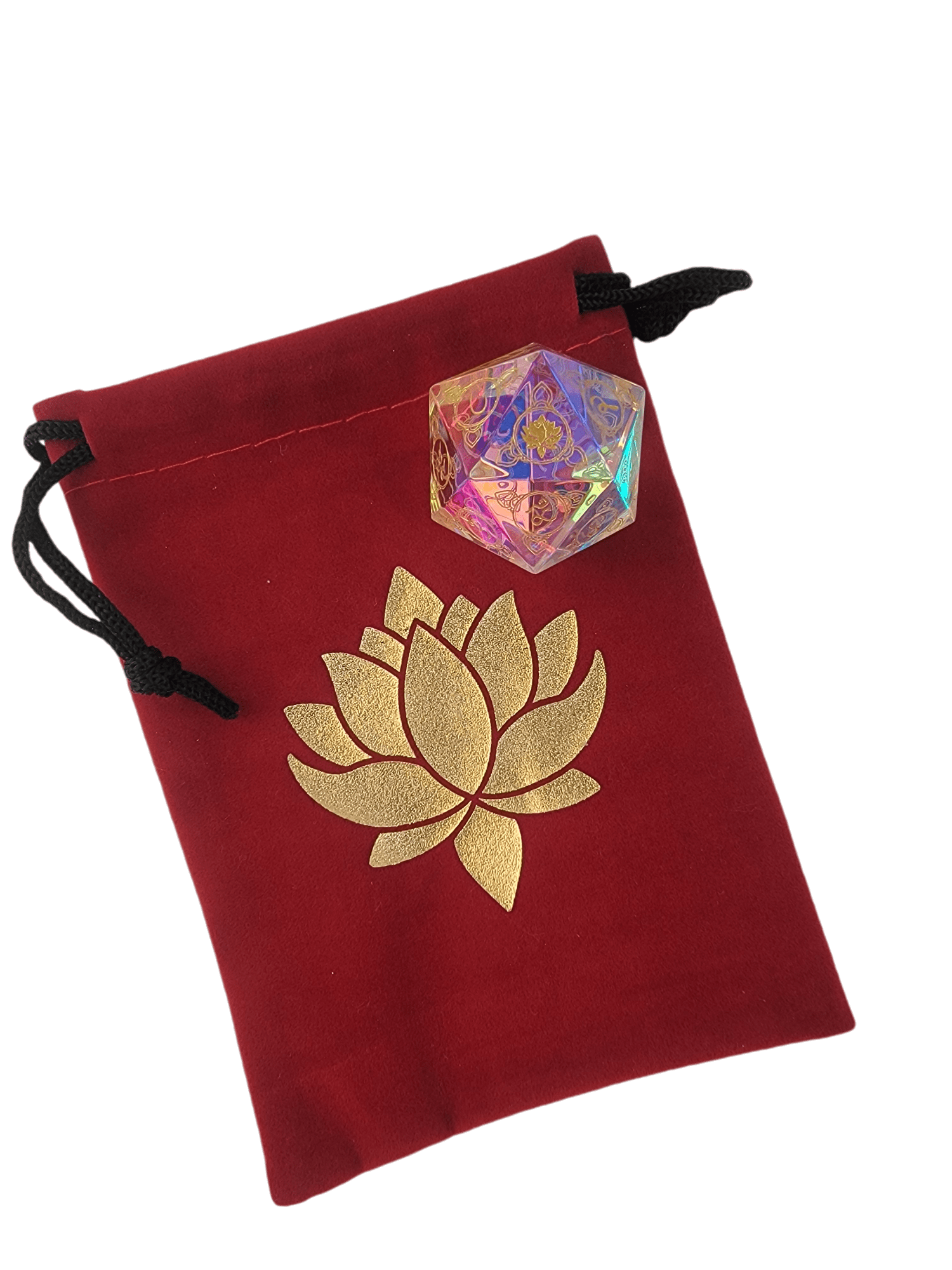 Misty Mountain Gaming Dice Hindi Prismatic Glass 30mm d20 - Dice Around the World Collection