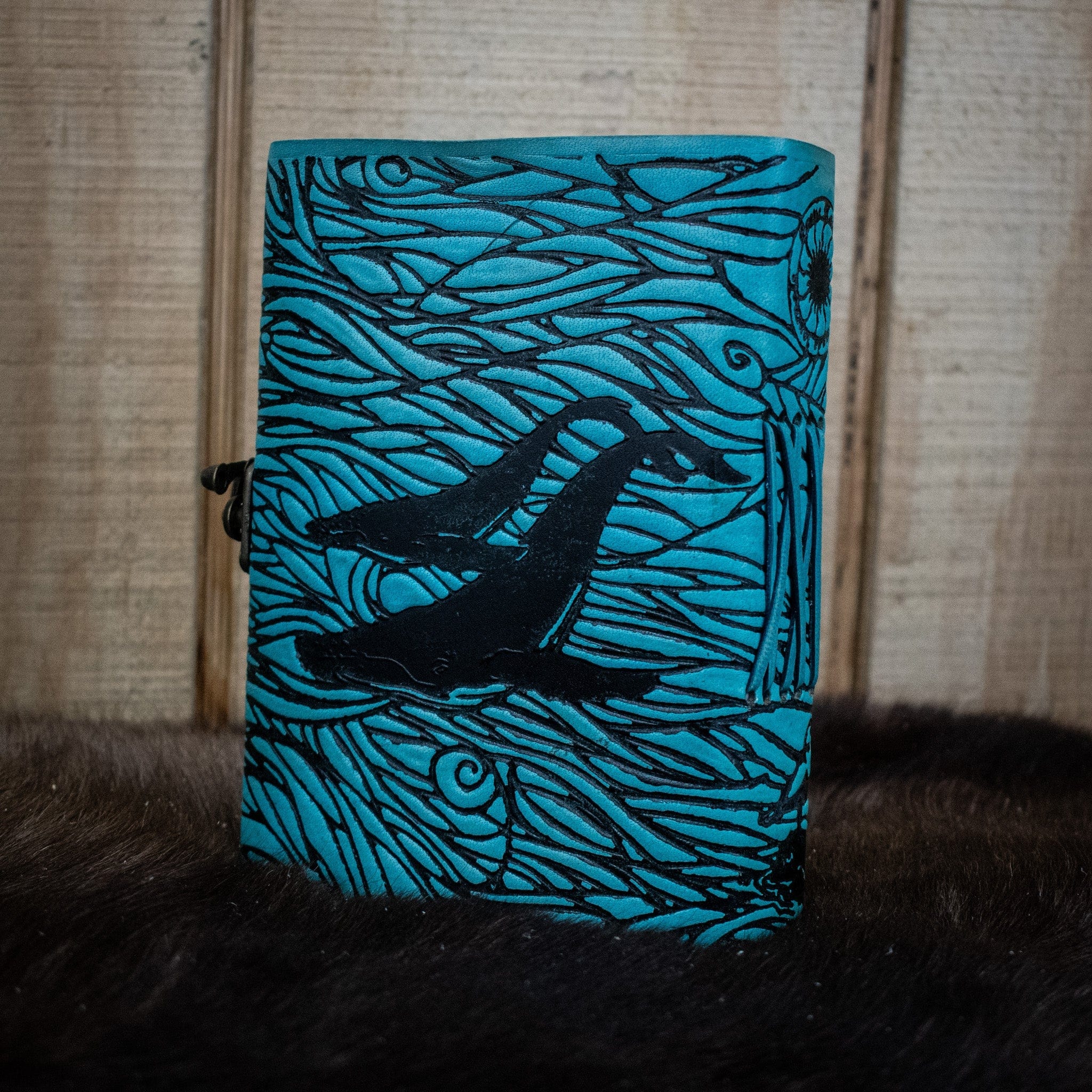 Misty Mountain Gaming Journal "Humpback Family" Leather Journal