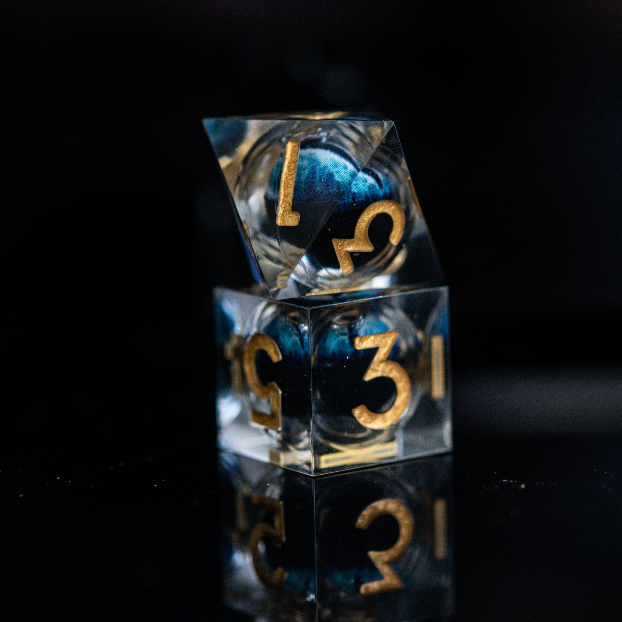 Misty Mountain Gaming Liquid Core Legacy of Blue Eyes Liquid Core Dice Set