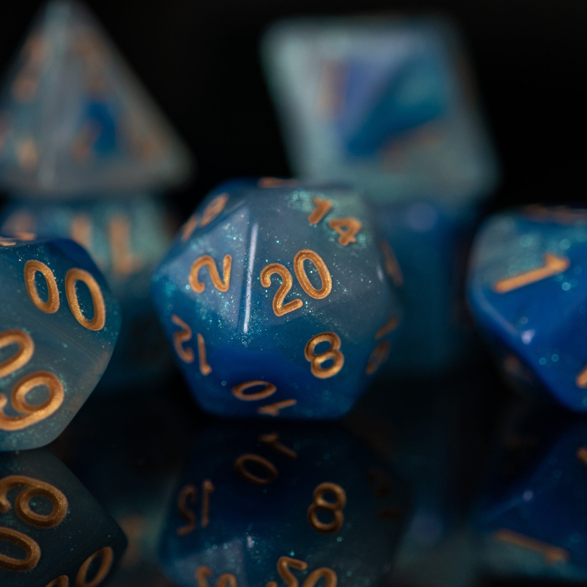 Misty Mountain Gaming Acrylic Dice Lucid Dreams Acrylic Dice Set