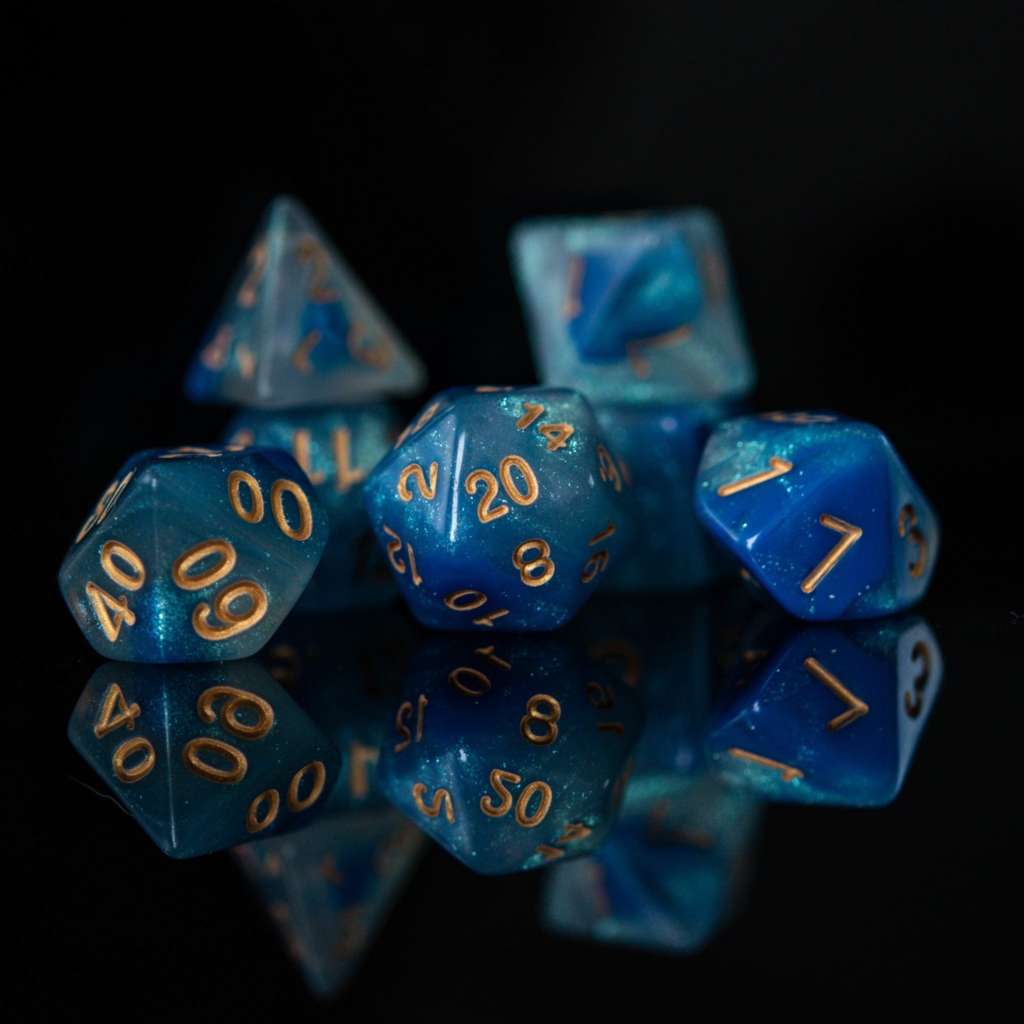 Misty Mountain Gaming Acrylic Dice Lucid Dreams Acrylic Dice Set