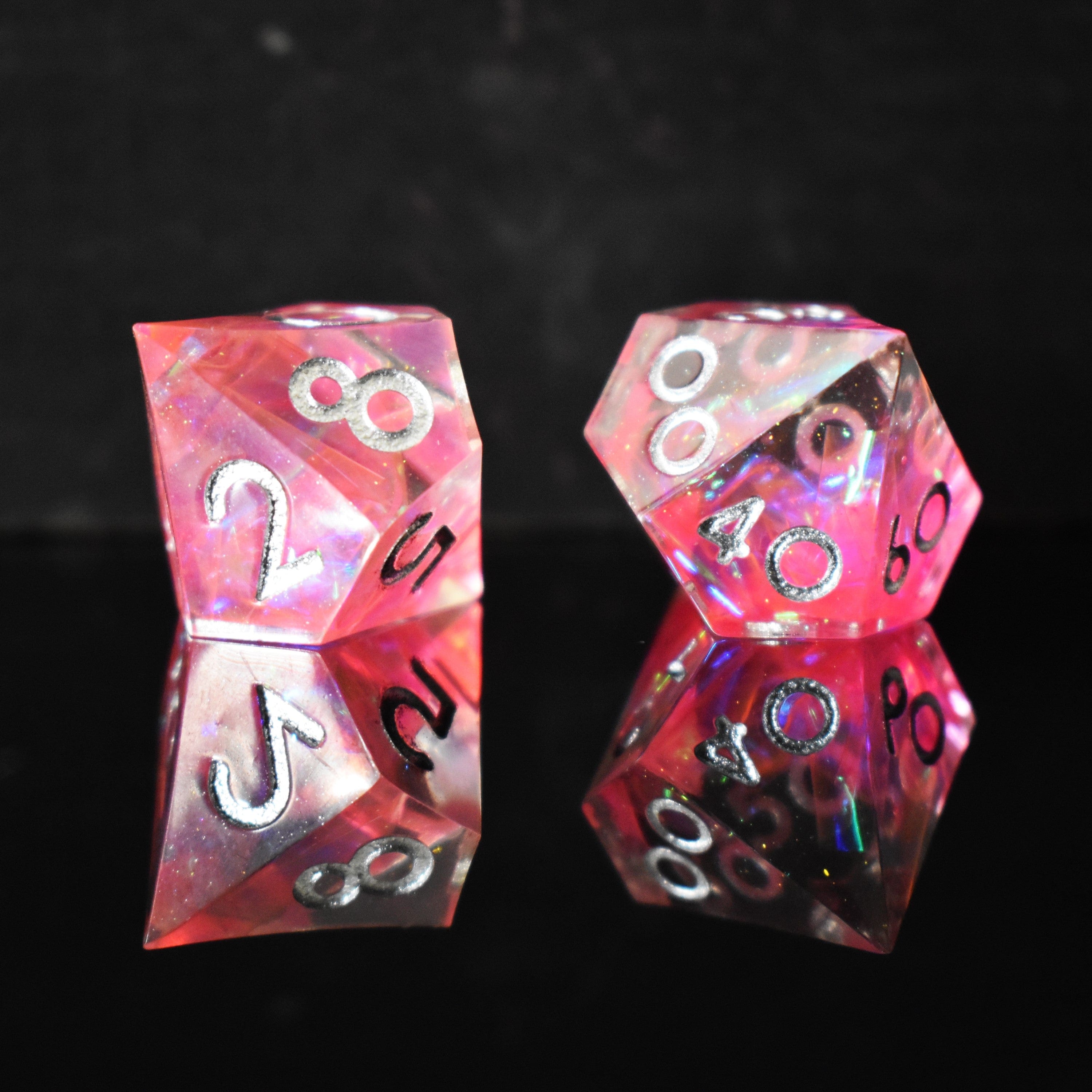 Misty Mountain Gaming Resin Mage Armor Sharp-Edged Resin Dice Set