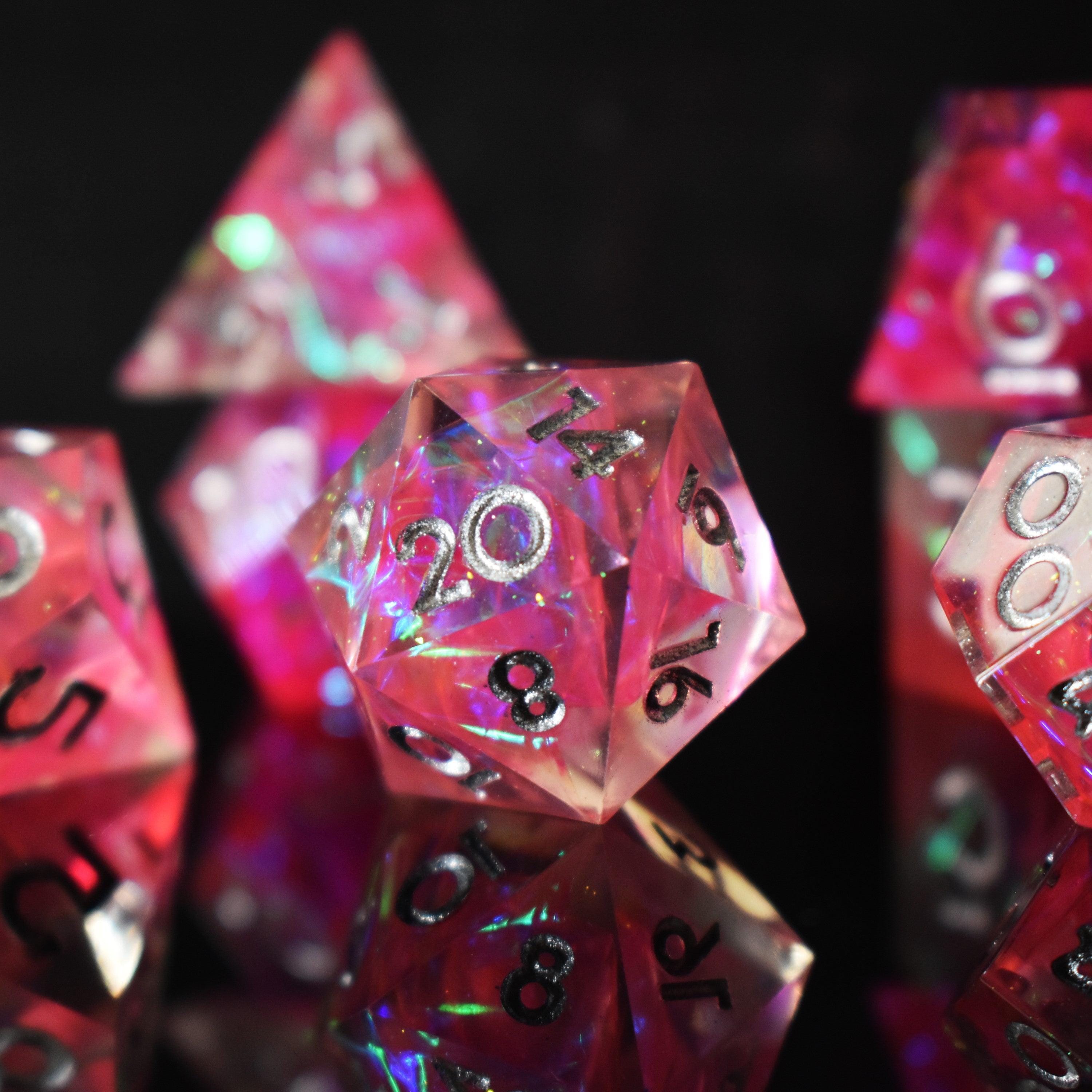 Misty Mountain Gaming Resin Mage Armor Sharp-Edged Resin Dice Set