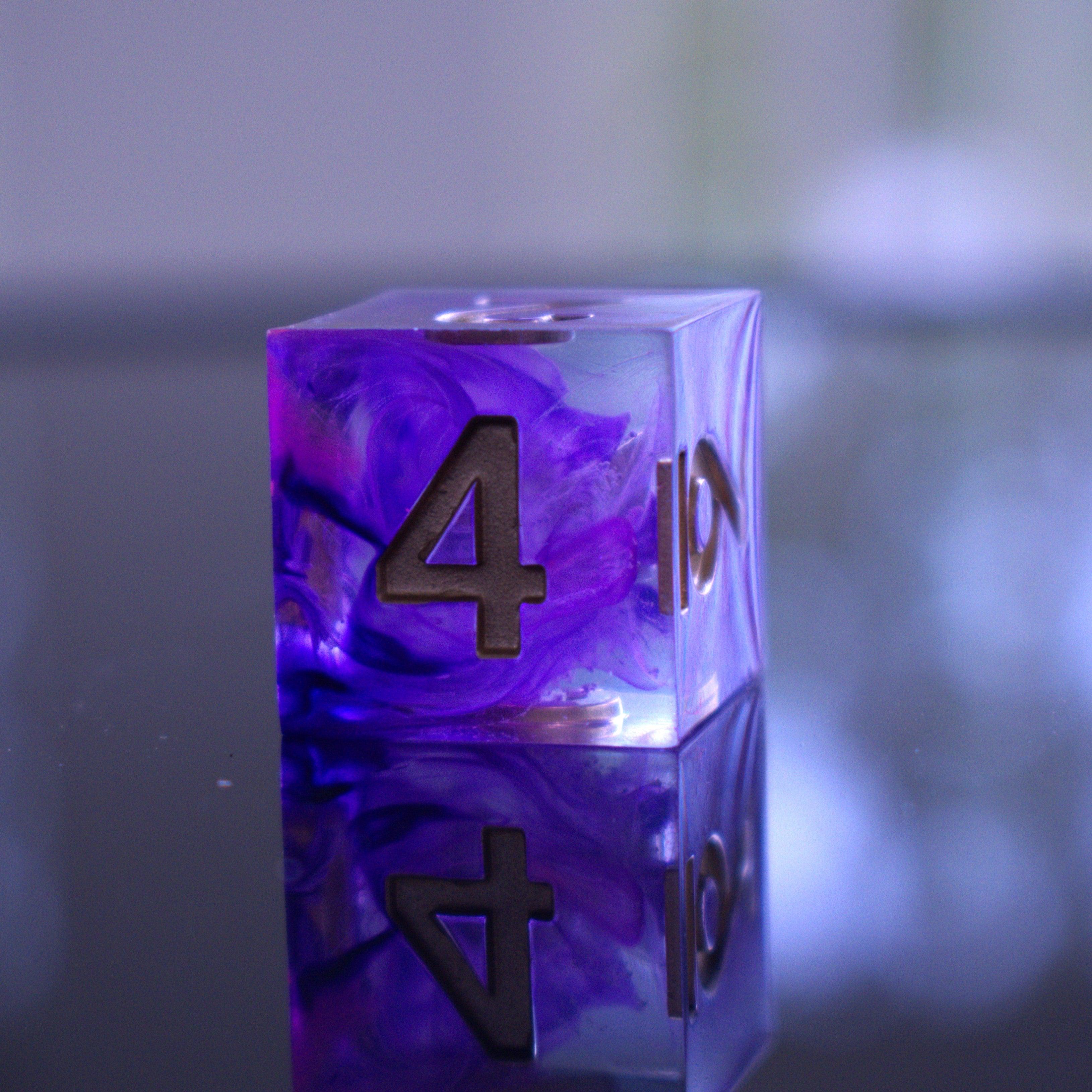 Misty Mountain Gaming Resin Mage Hand Sharp-Edged Resin Dice Set