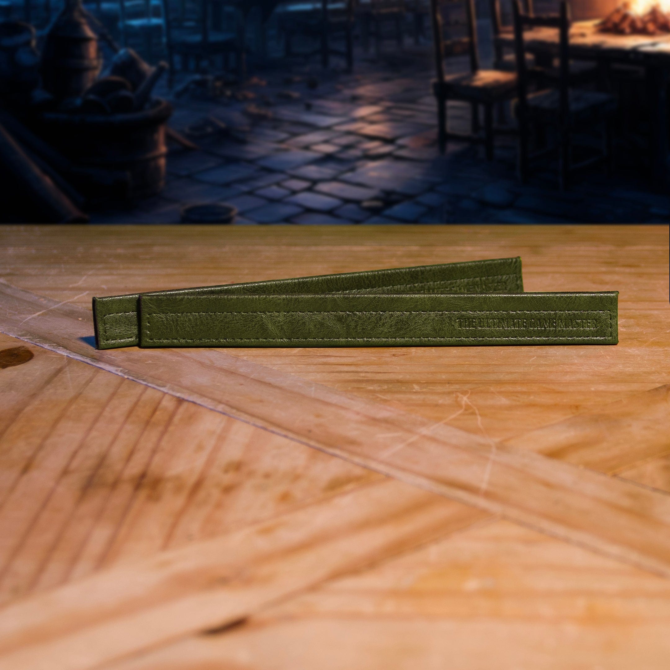 The Ultimate Game Master Green Magnetic Bar Set - Screen Extension Hardware for Ultimate Game Master Screen