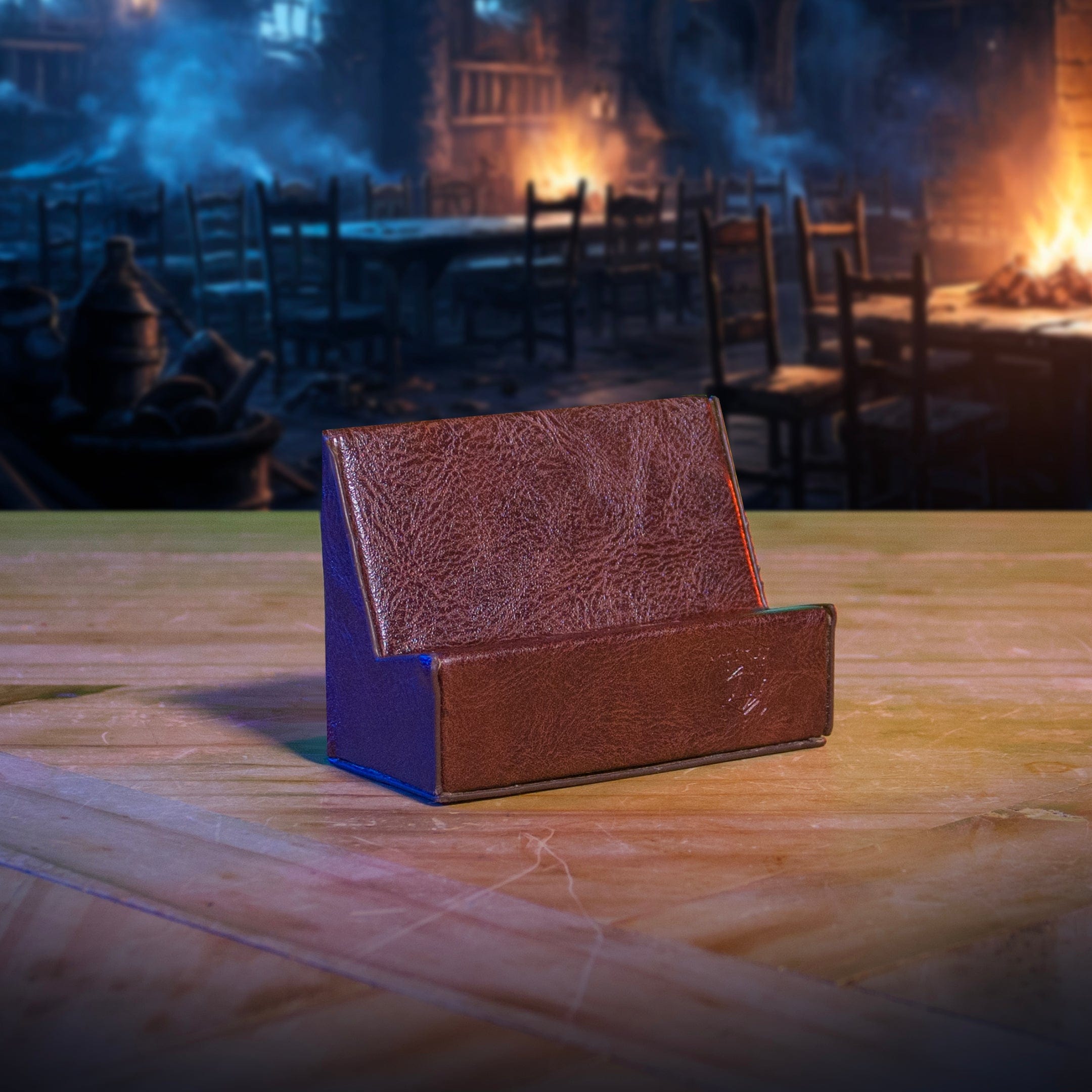 The Ultimate Game Master Brown Magnetic Phone Holder - Digital Tools Mount for Game Master Screen & TTRPG Sessions