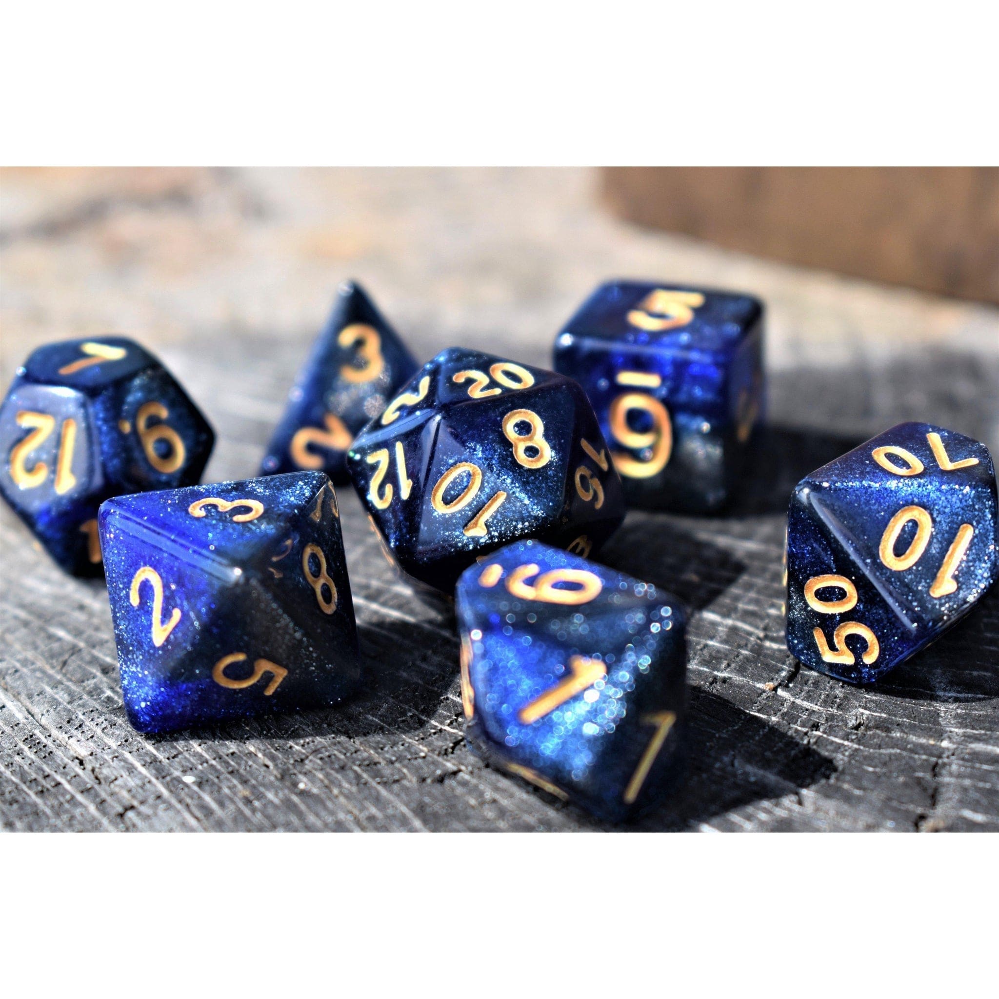 Misty Mountain Gaming Acrylic Dice Milky Way Acrylic Dice Set