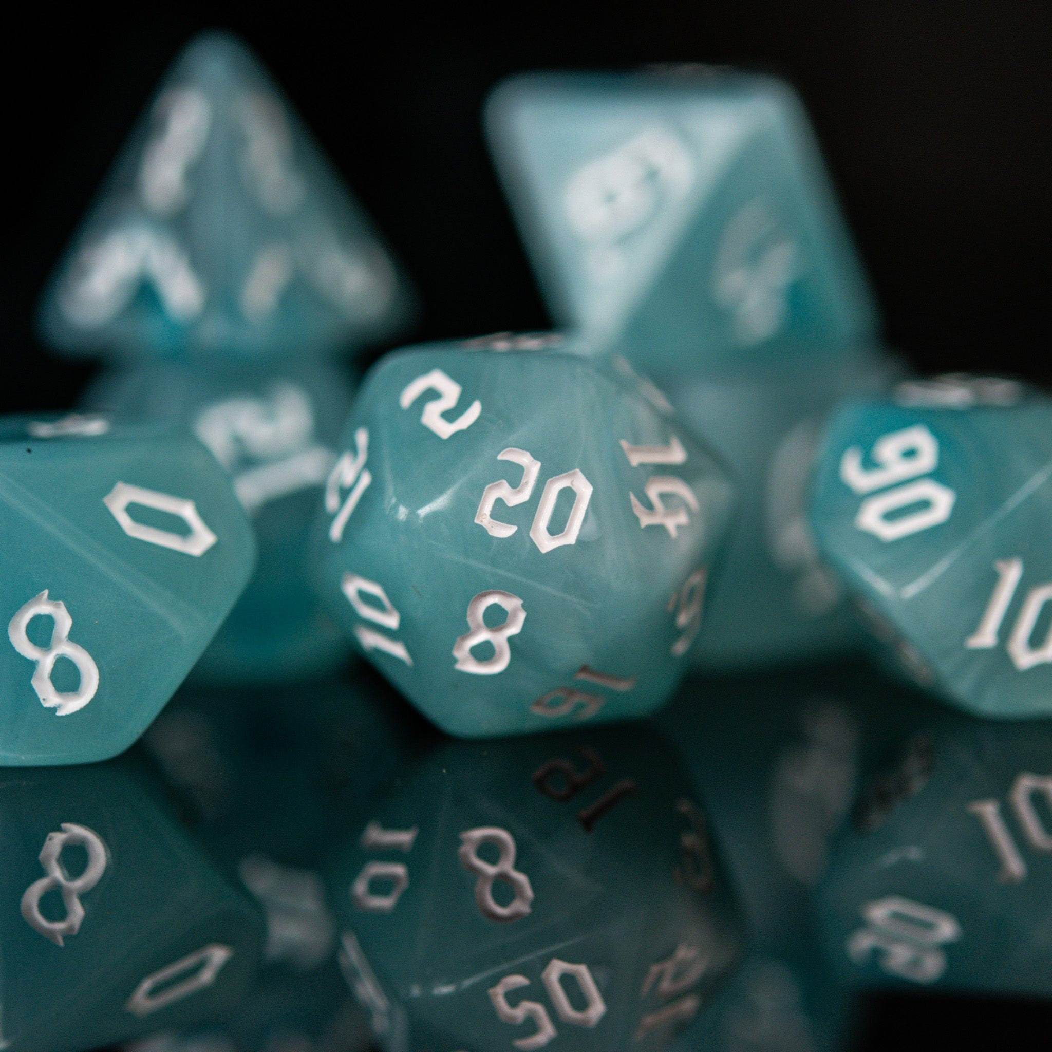 Misty Mountain Gaming Acrylic Dice Monk Class Acrylic Dice Set