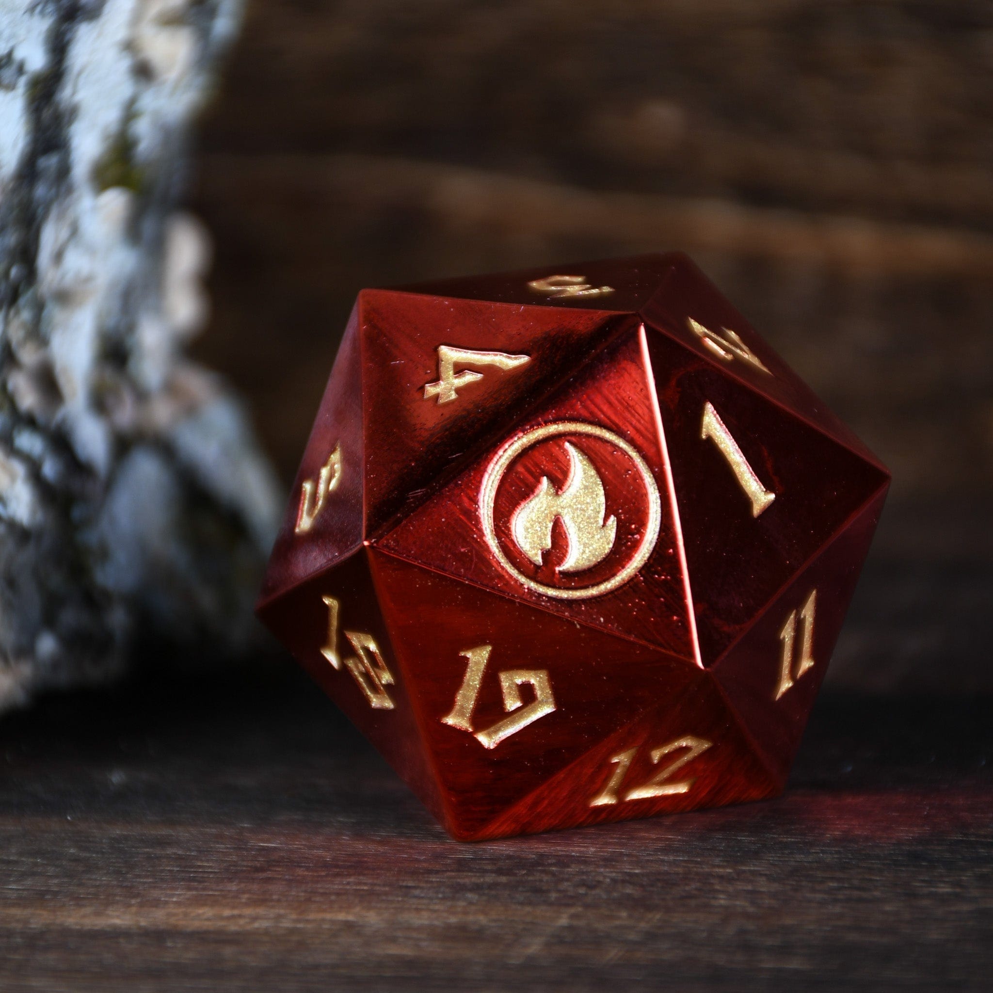 Misty Mountain Gaming Spindown Dice Mountain Mana Spindown Metal D20