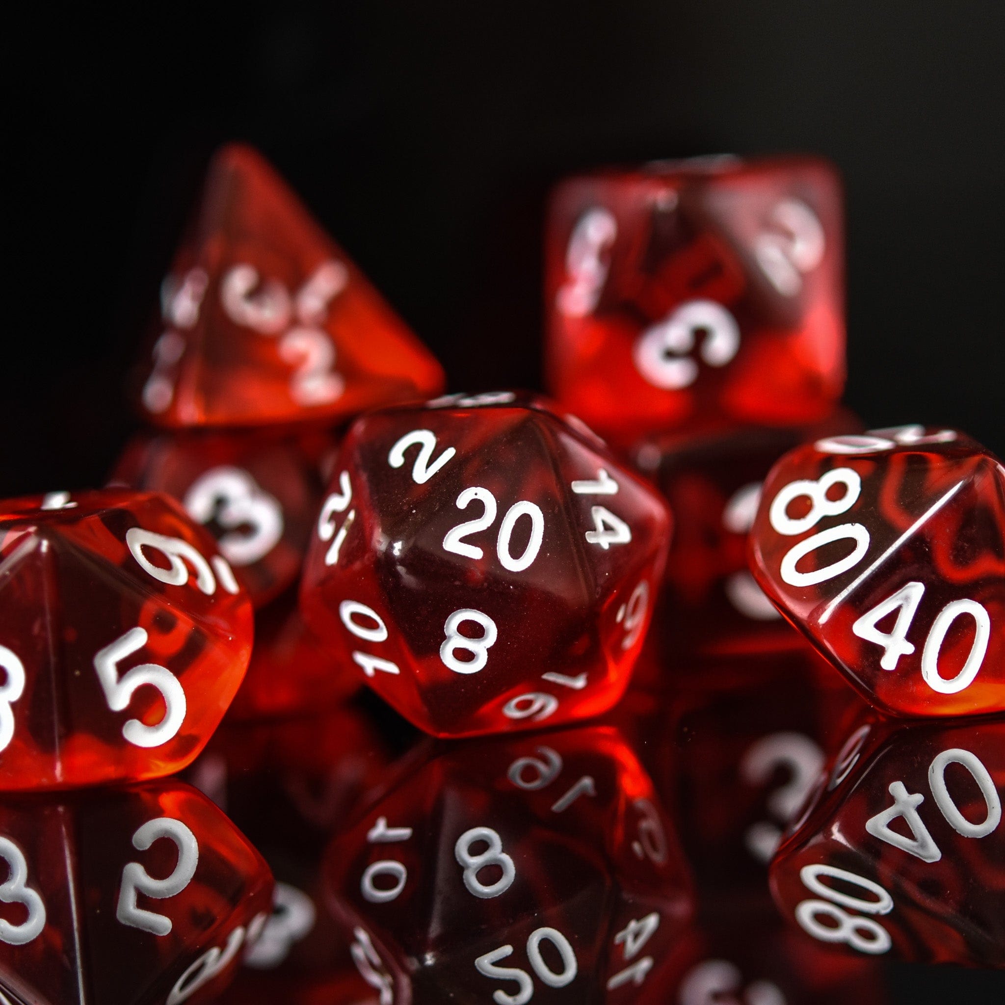 Misty Mountain Gaming Acrylic Dice Potion of Health Acrylic Dice Set