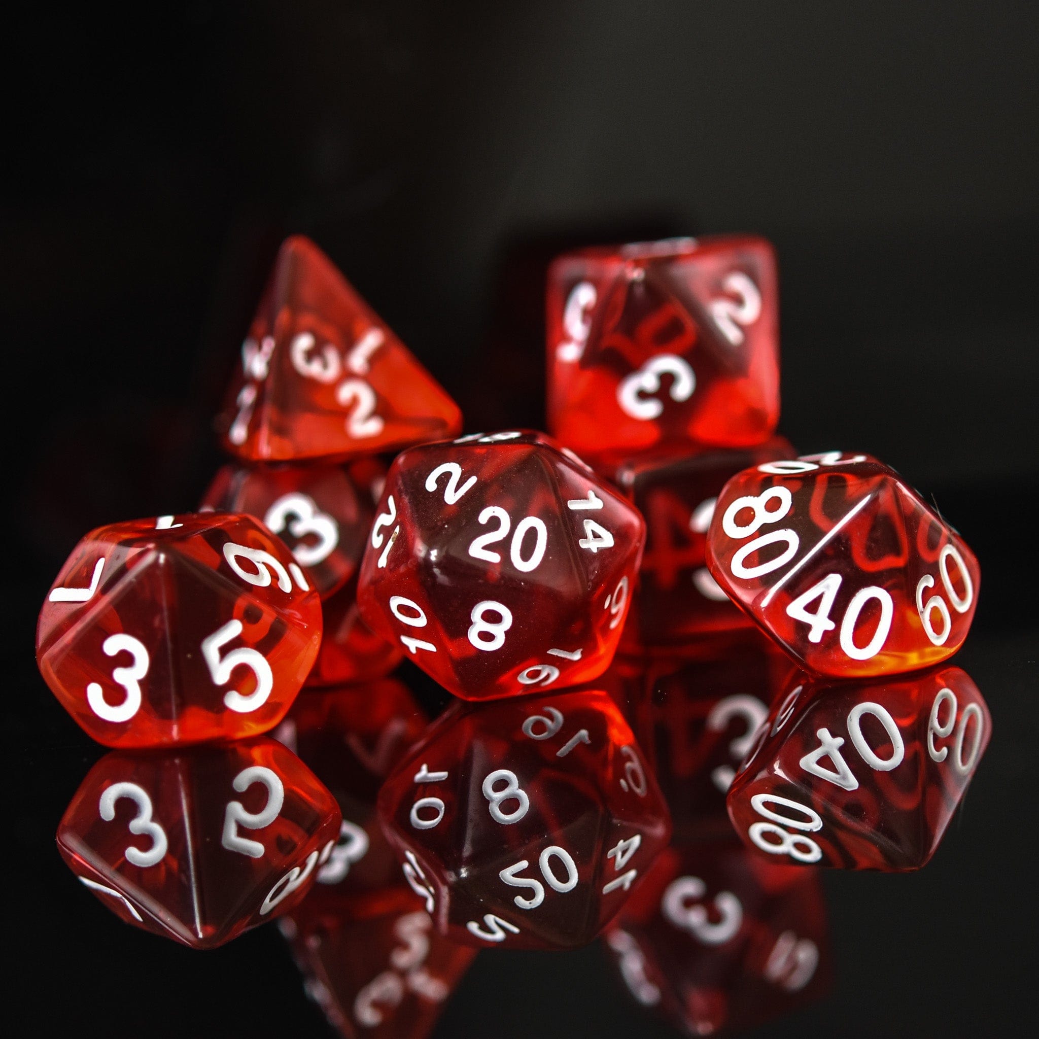 Misty Mountain Gaming Acrylic Dice Potion of Health Acrylic Dice Set