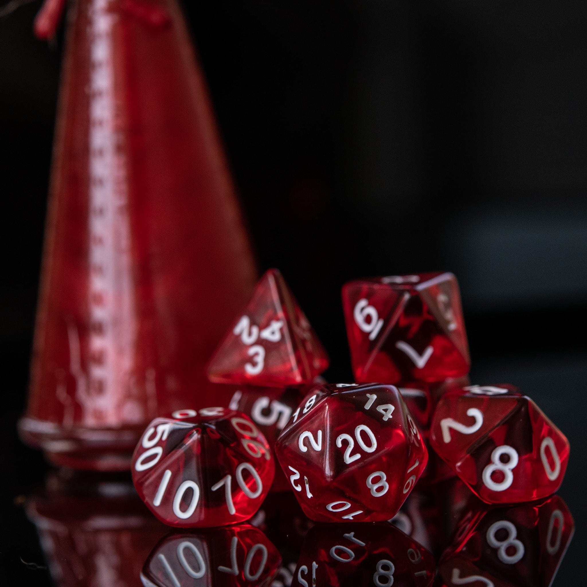 Misty Mountain Gaming Acrylic Dice Potion of Health Acrylic Dice Set