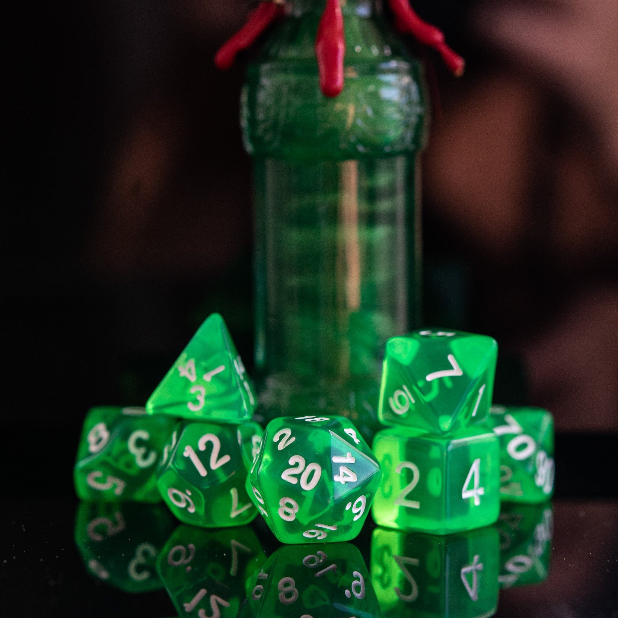 Misty Mountain Gaming Acrylic Dice Potion of Stamina Acrylic Dice Set