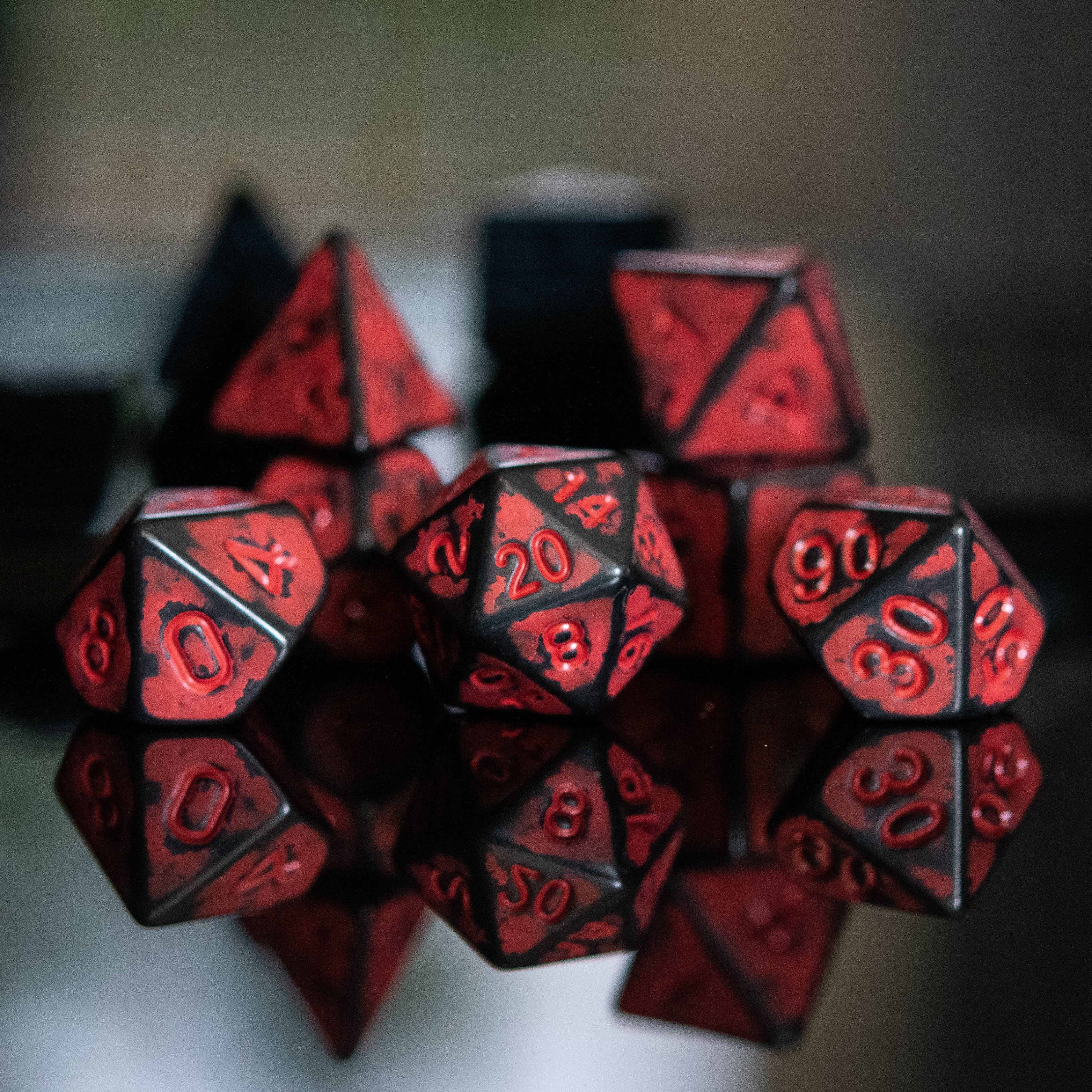 Misty Mountain Gaming Acrylic Dice Radiation Acrylic Dice Set