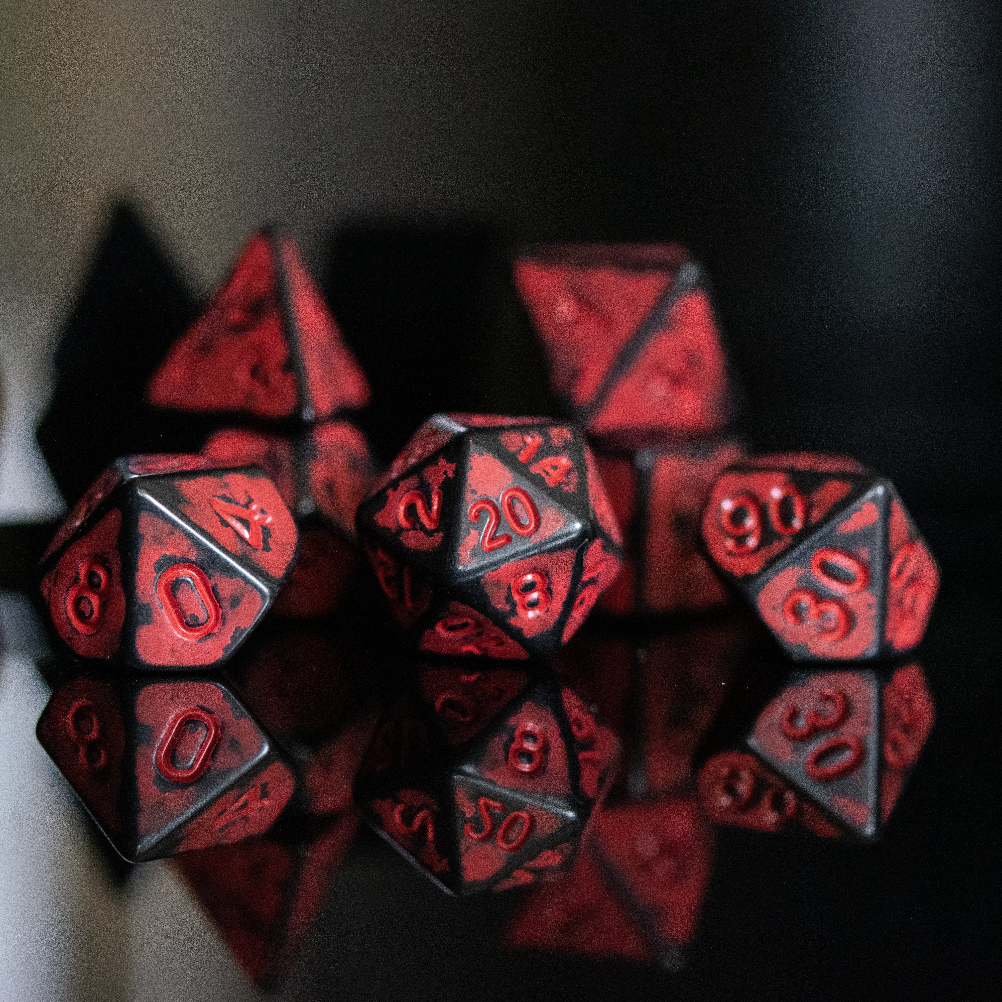 Misty Mountain Gaming Acrylic Dice Radiation Acrylic Dice Set