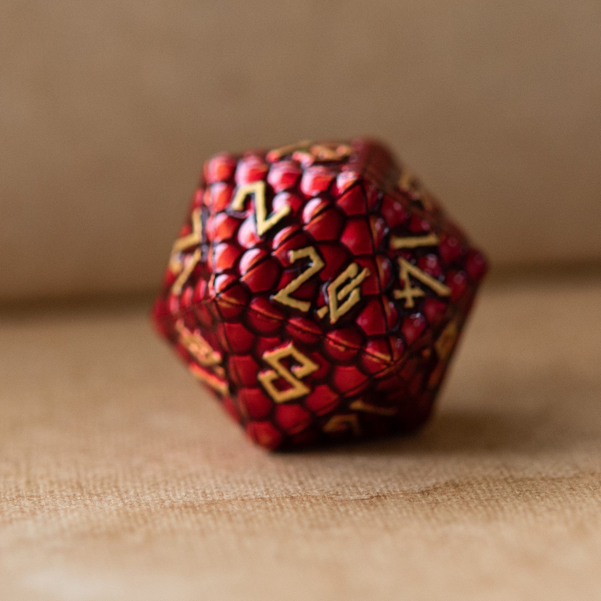 Misty Mountain Gaming Metal Red Dragon's Egg Metal Dice Set