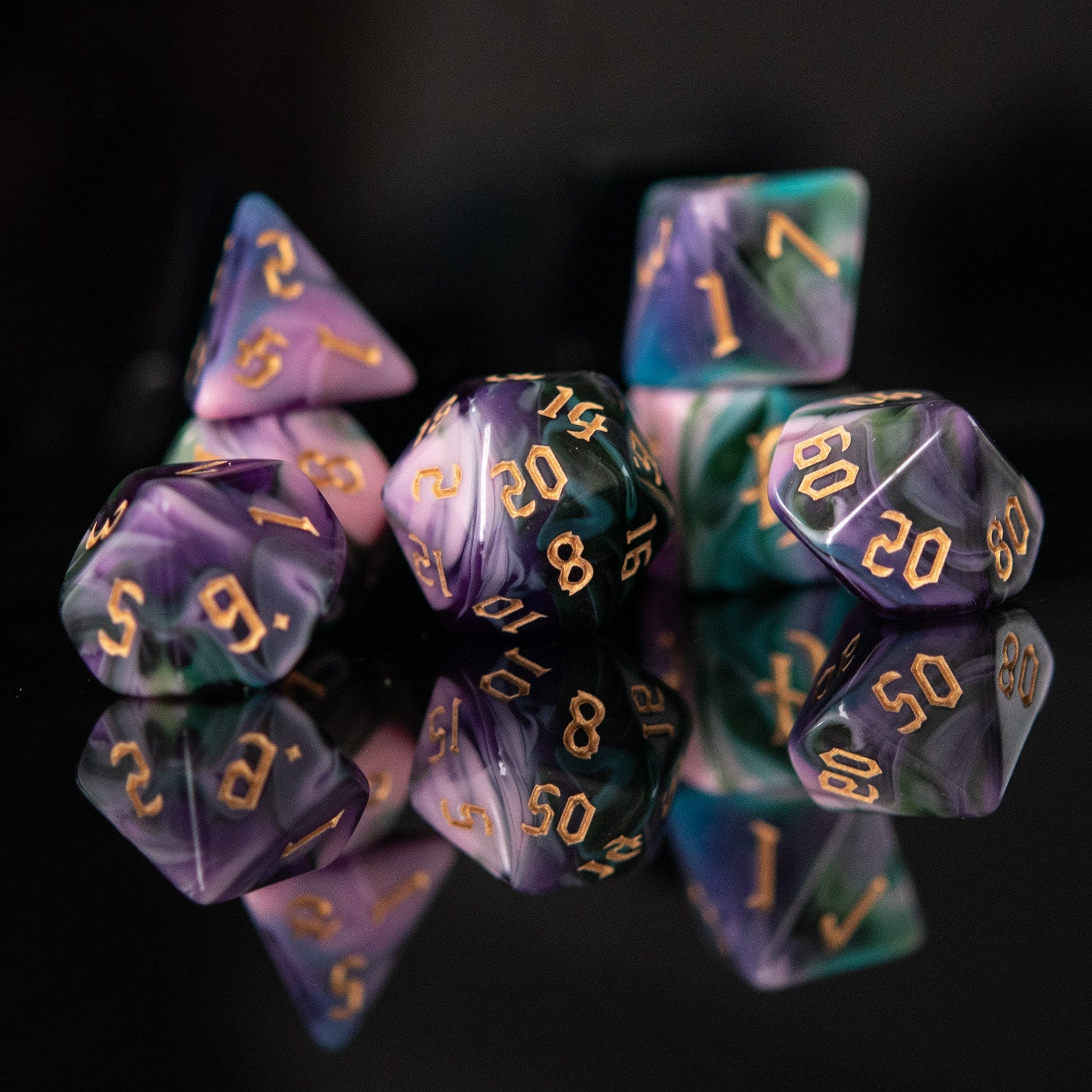 Misty Mountain Gaming Acrylic Dice Rogue Class Acrylic Dice Set