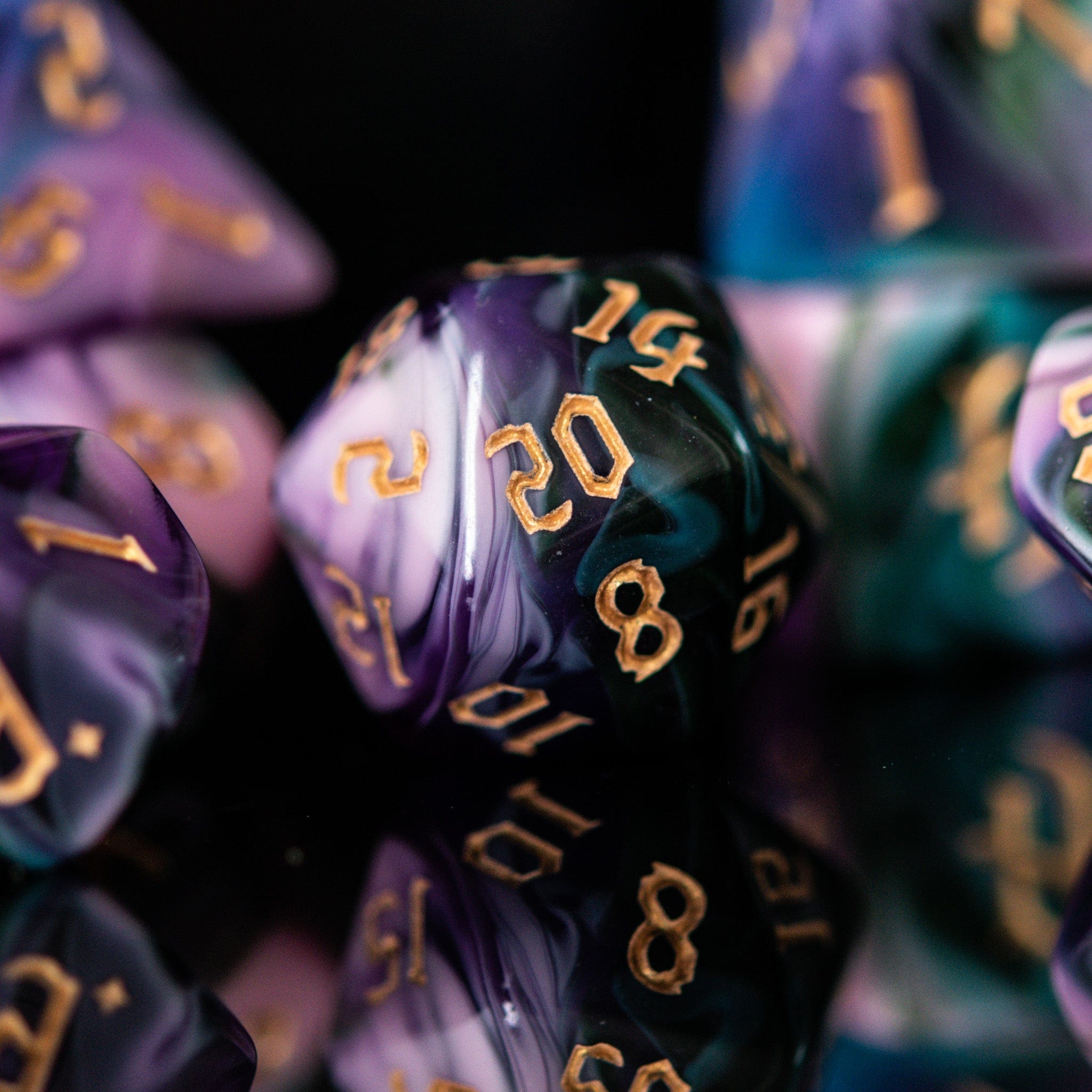 Misty Mountain Gaming Acrylic Dice Rogue Class Acrylic Dice Set