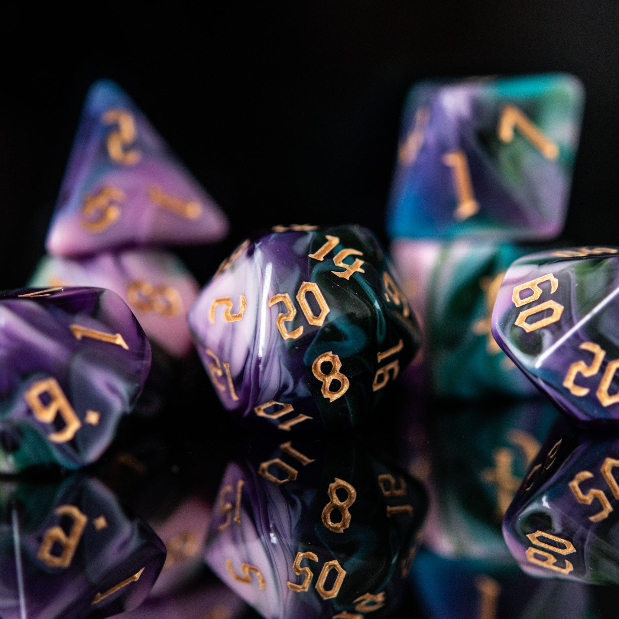 Misty Mountain Gaming Acrylic Dice Rogue Class Acrylic Dice Set