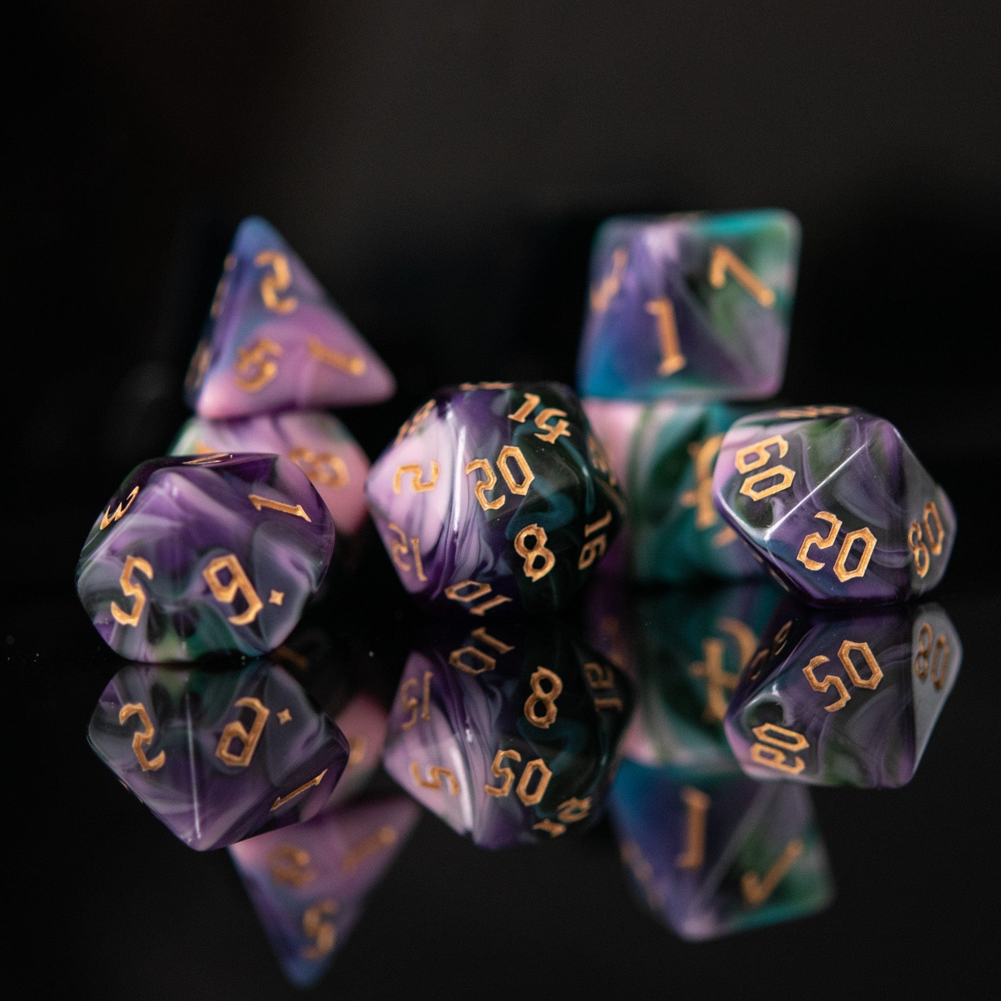 Misty Mountain Gaming Acrylic Dice Rogue Class Acrylic Dice Set